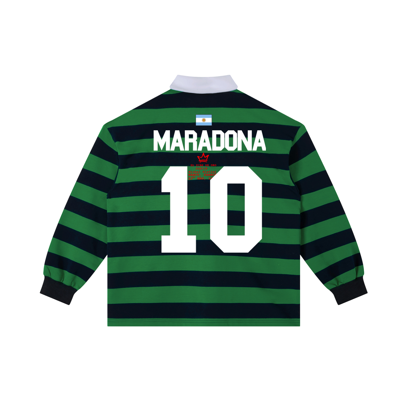 Maradona 'No Drug' Argentina Rugby Polo