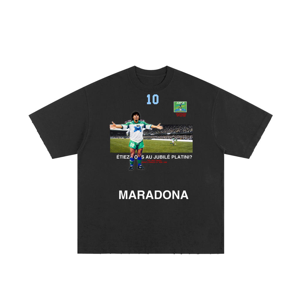 Maradona France 1988 'No Drug' Graphic Tee