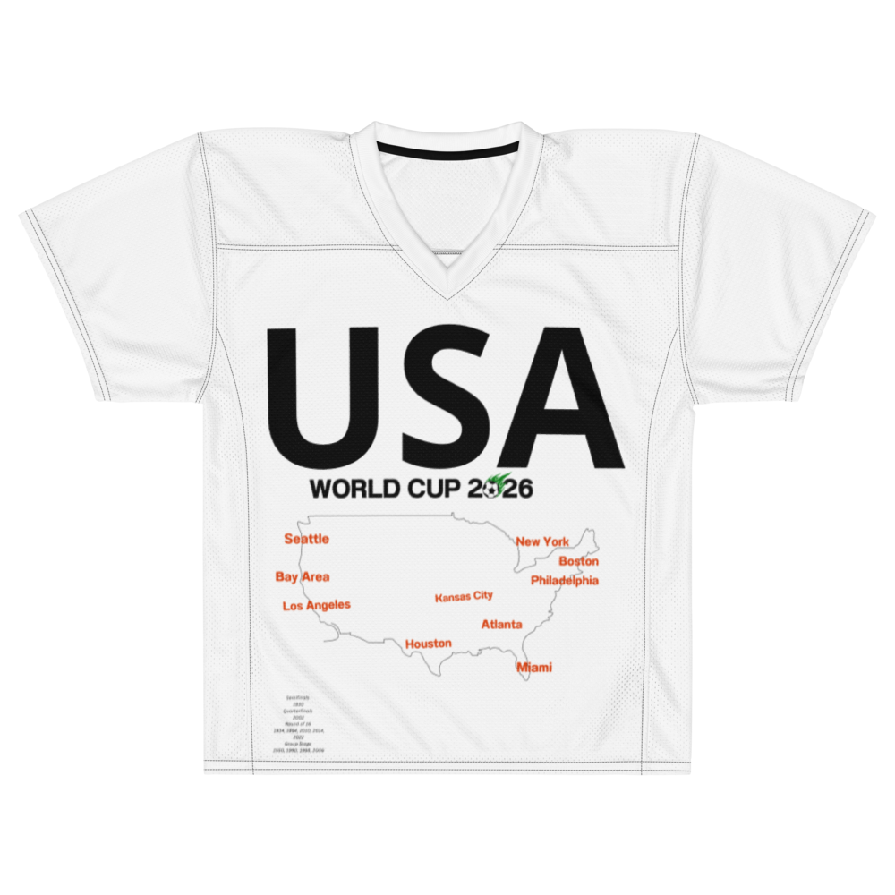 Fifa World Cup 2026 American Footbal Jersey
