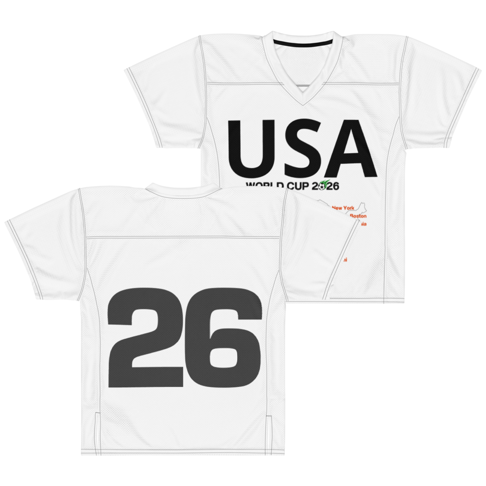 Fifa World Cup 2026 American Footbal Jersey