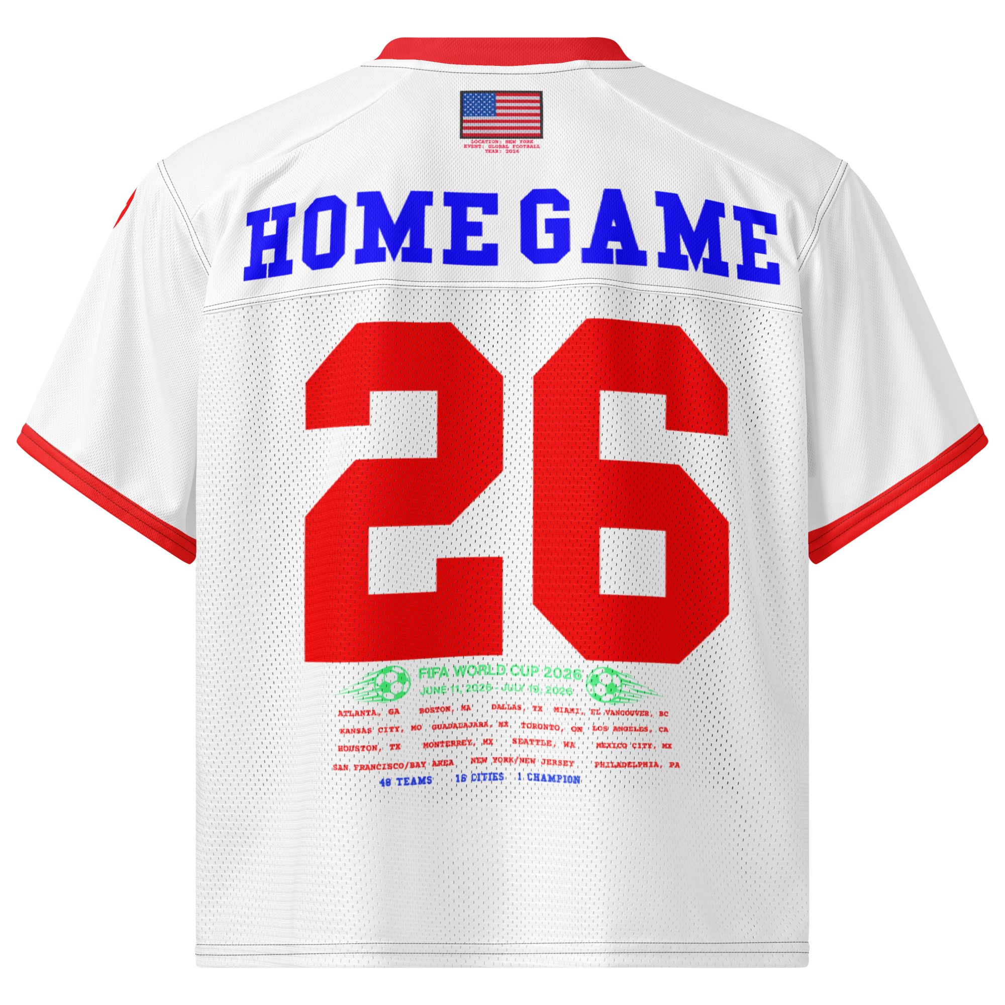 New York 'Home Game' World Cup 2026 Football Jersey