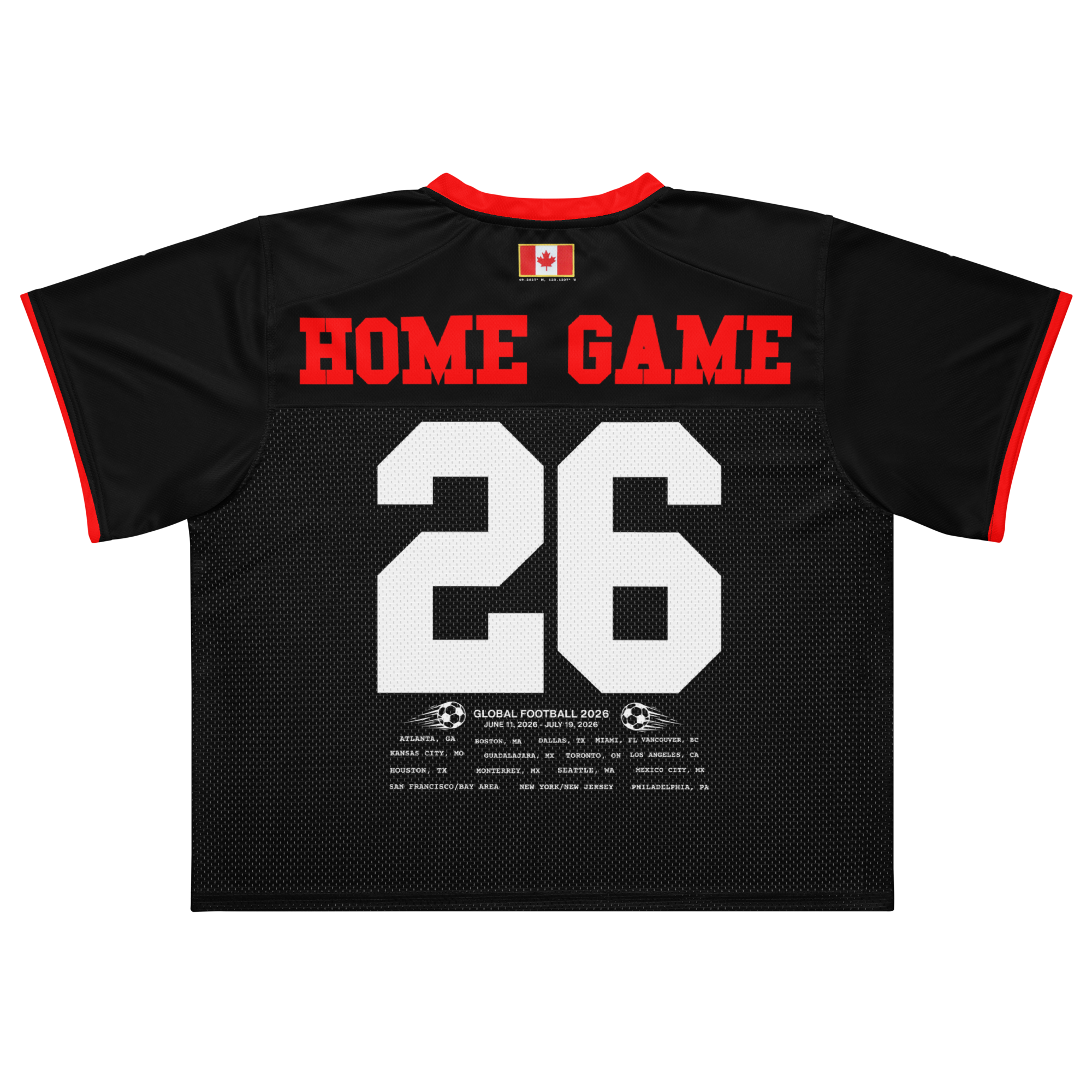 Canada Play Maker American Football Jersey