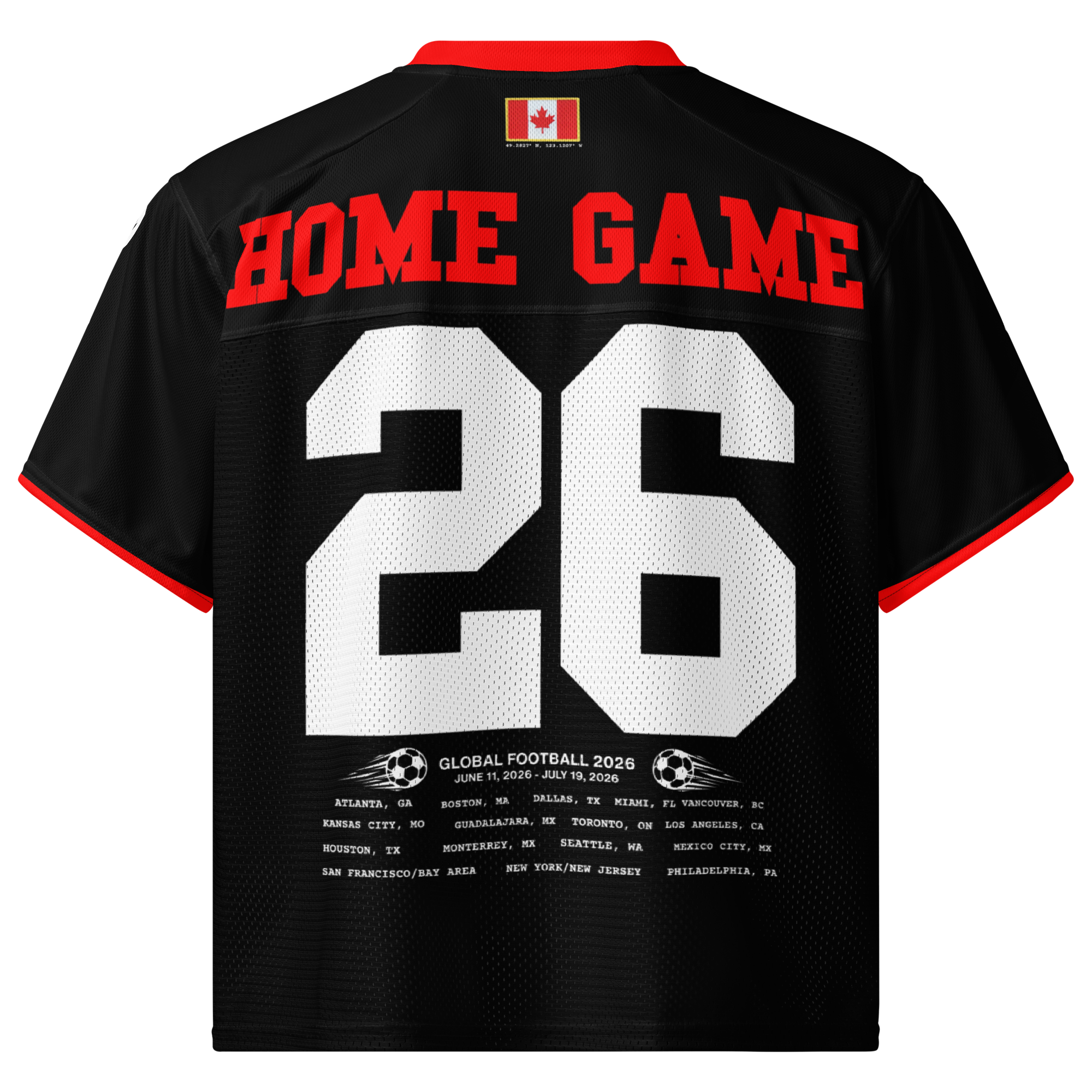 Canada Play Maker American Football Jersey