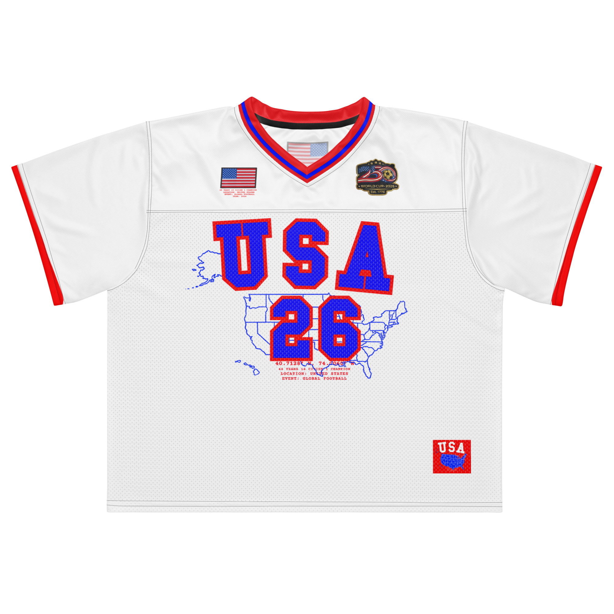 USA 250 Anniversary World Cup Edition Football Jerseys