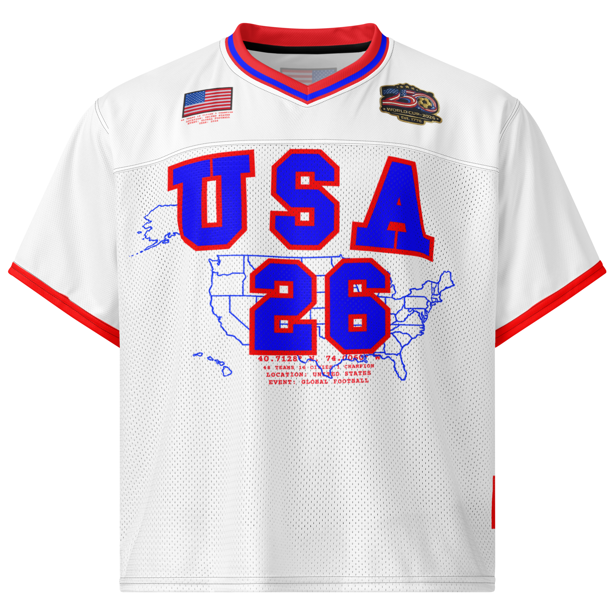 USA 250 Anniversary World Cup Edition Football Jerseys