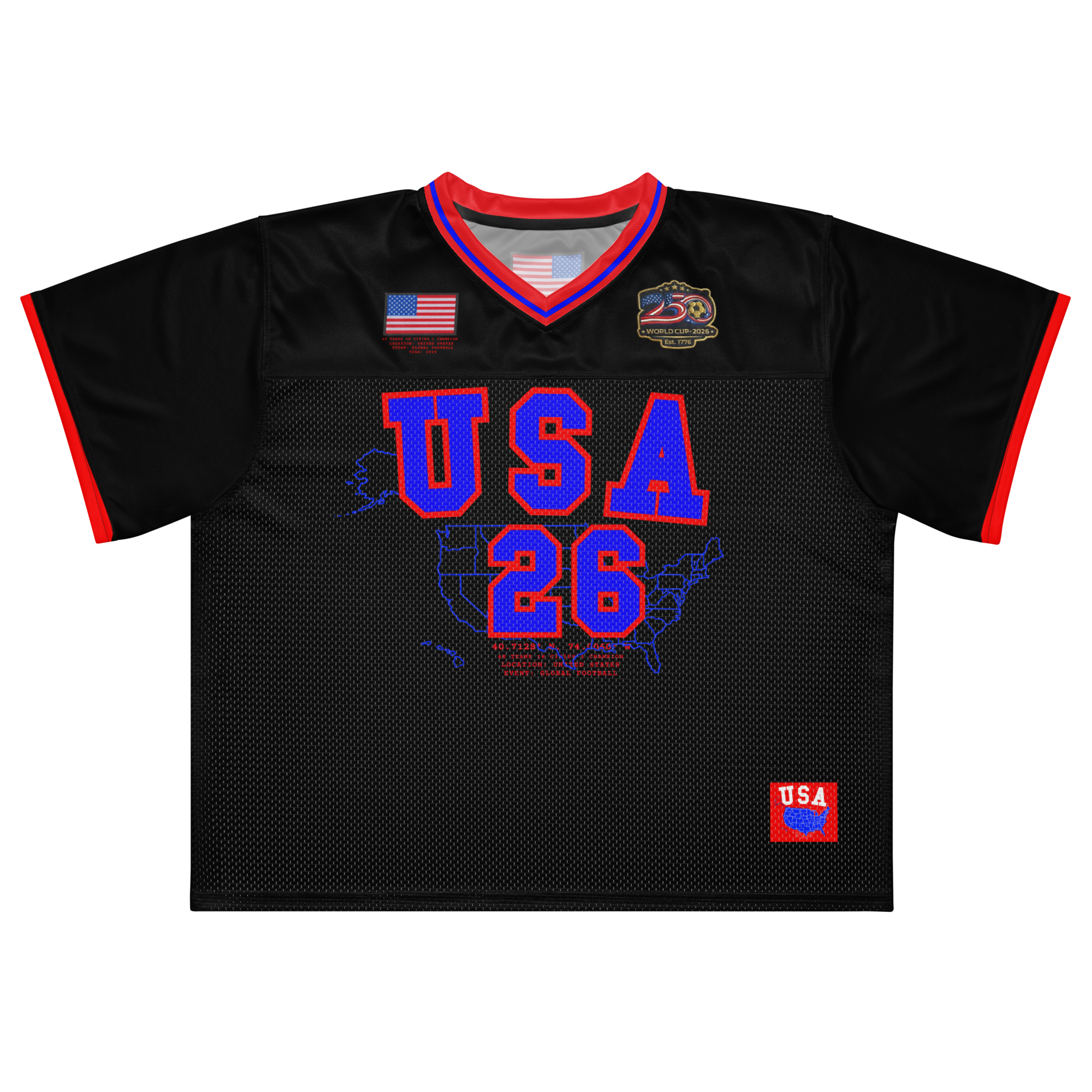 USA 250 Anniversary World Cup Edition Football Jerseys