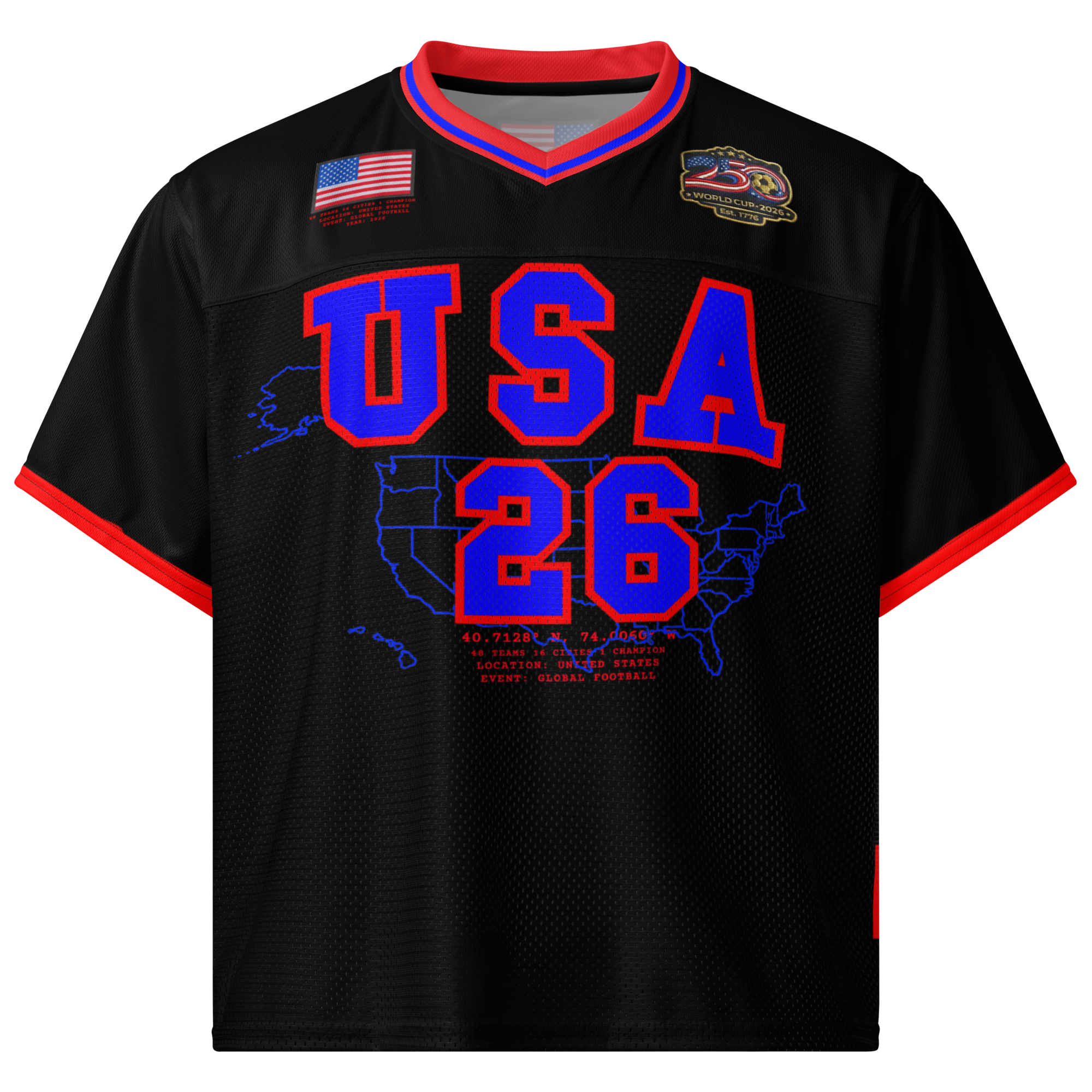 USA 250 Anniversary World Cup Edition Football Jerseys