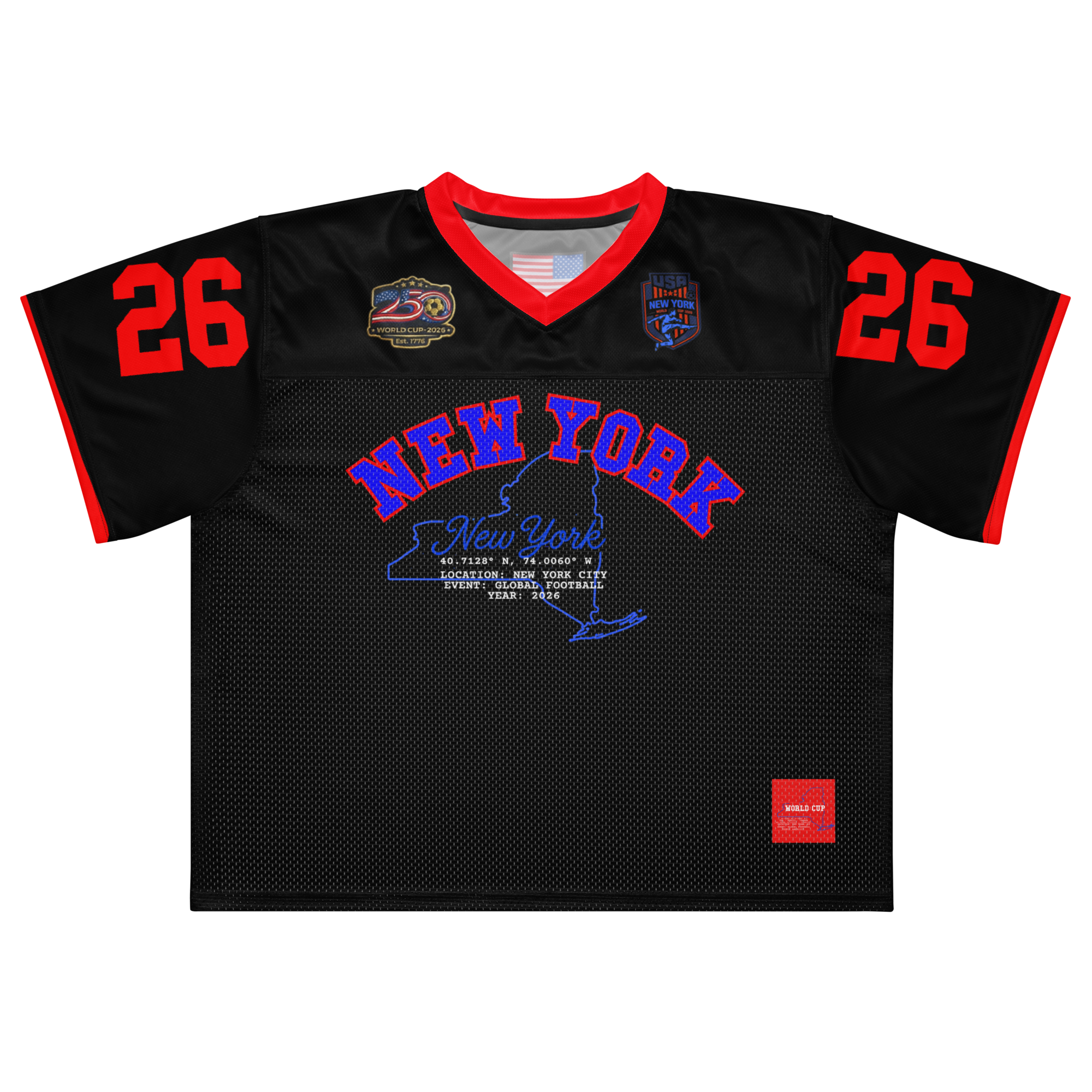 New York 'Home Game' World Cup 2026 Football Jersey