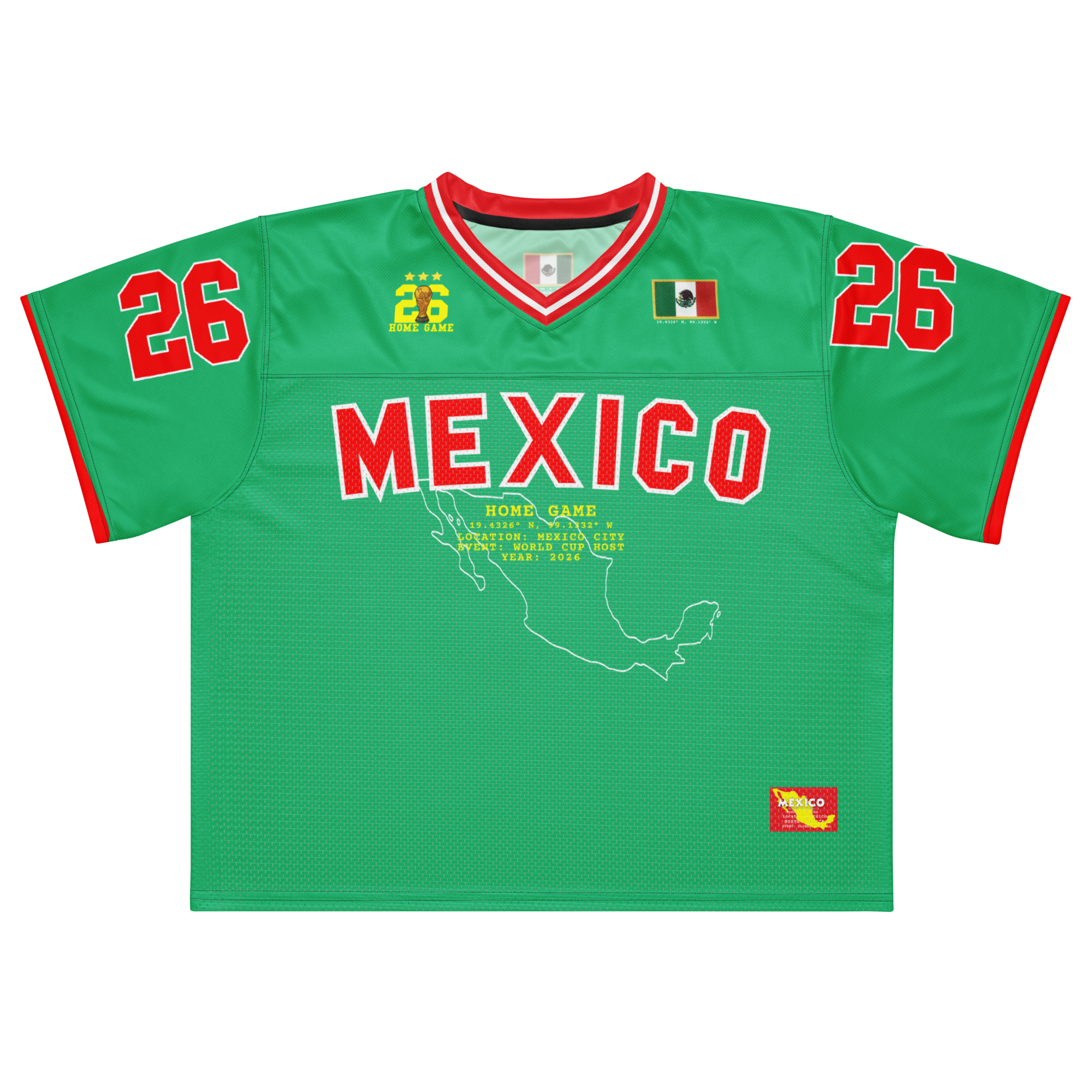 Mexico 2026 American Football Jersey