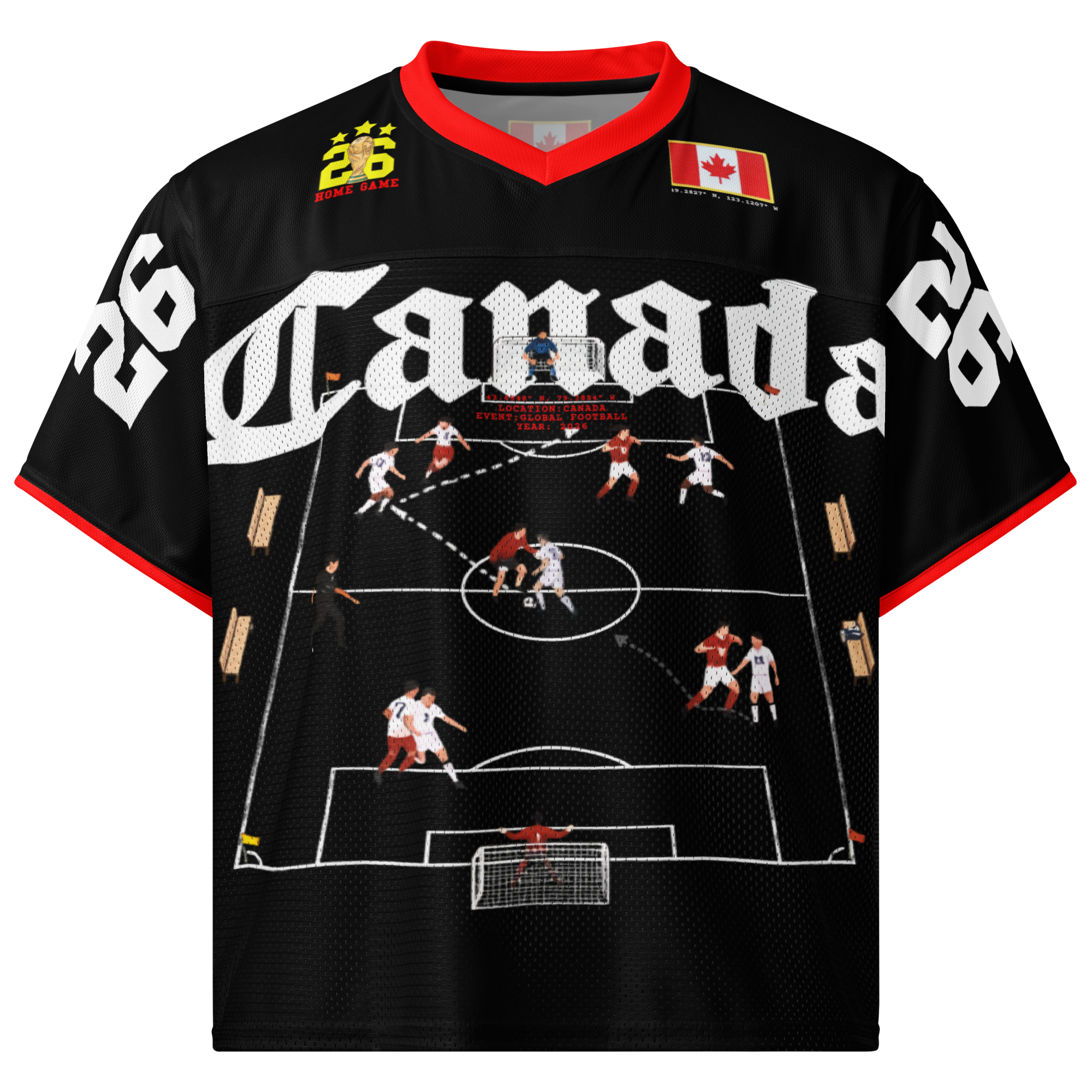 Canada Play Maker American Football Jersey
