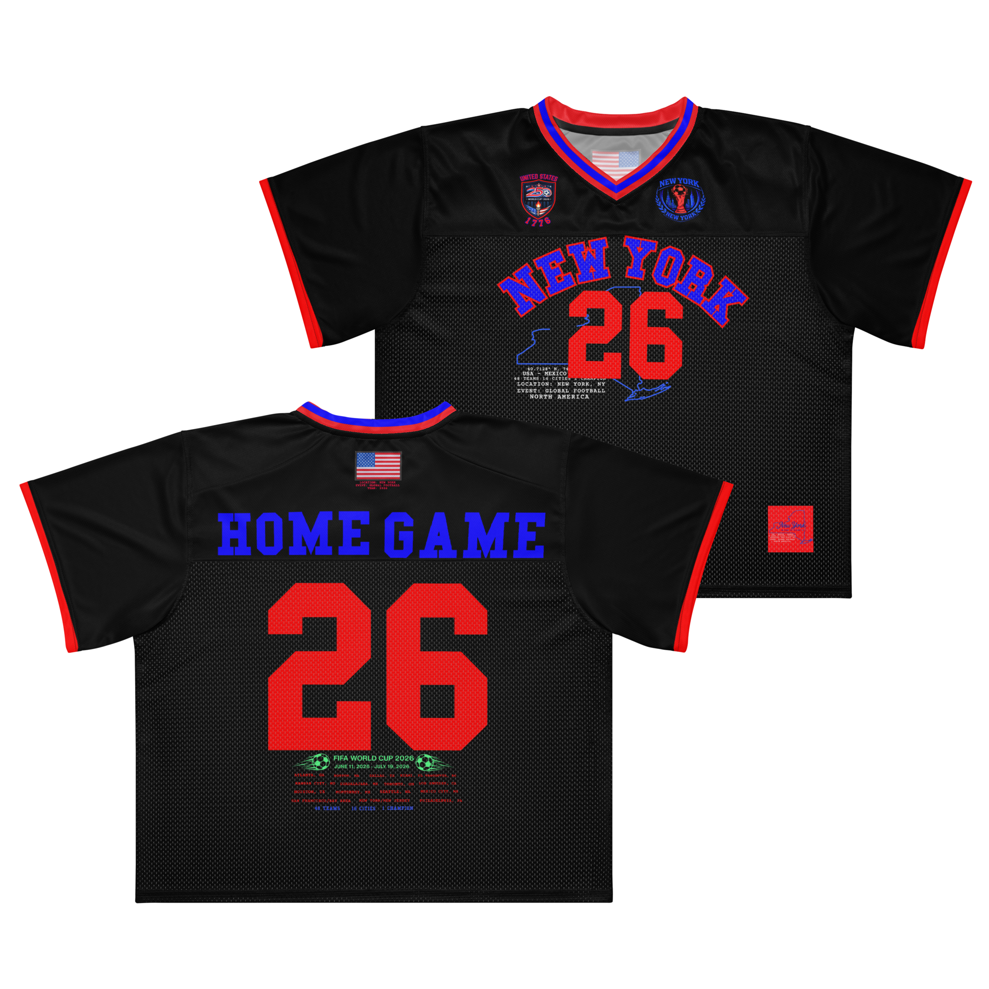 New York USA World Cup 2026 Football Jersey - White