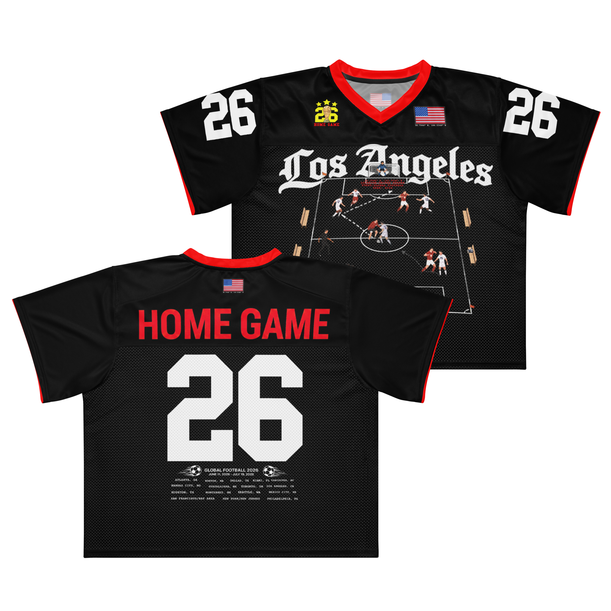 Los Angeles Play Maker American Football Jersey