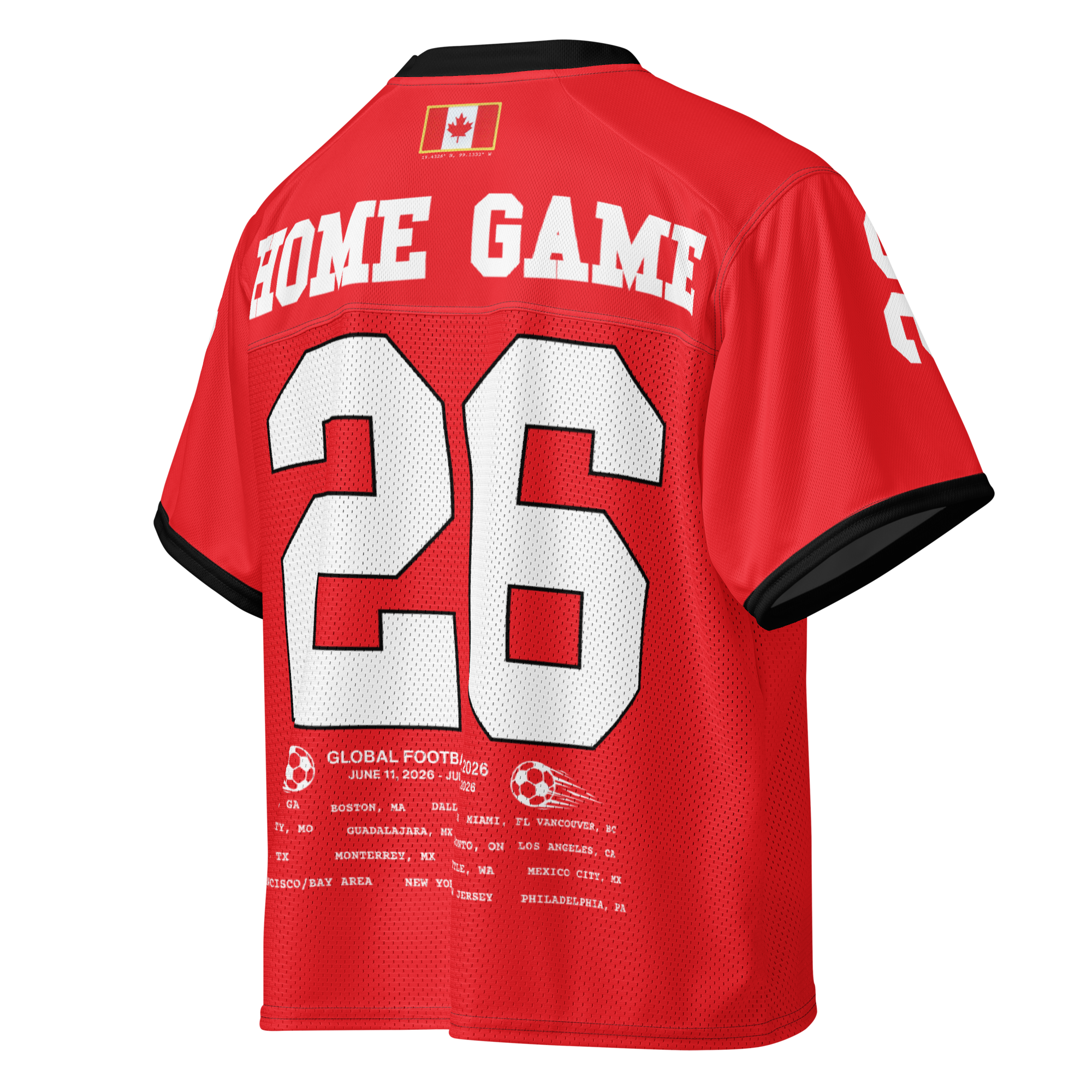 Canada 2026 American Football Jersey