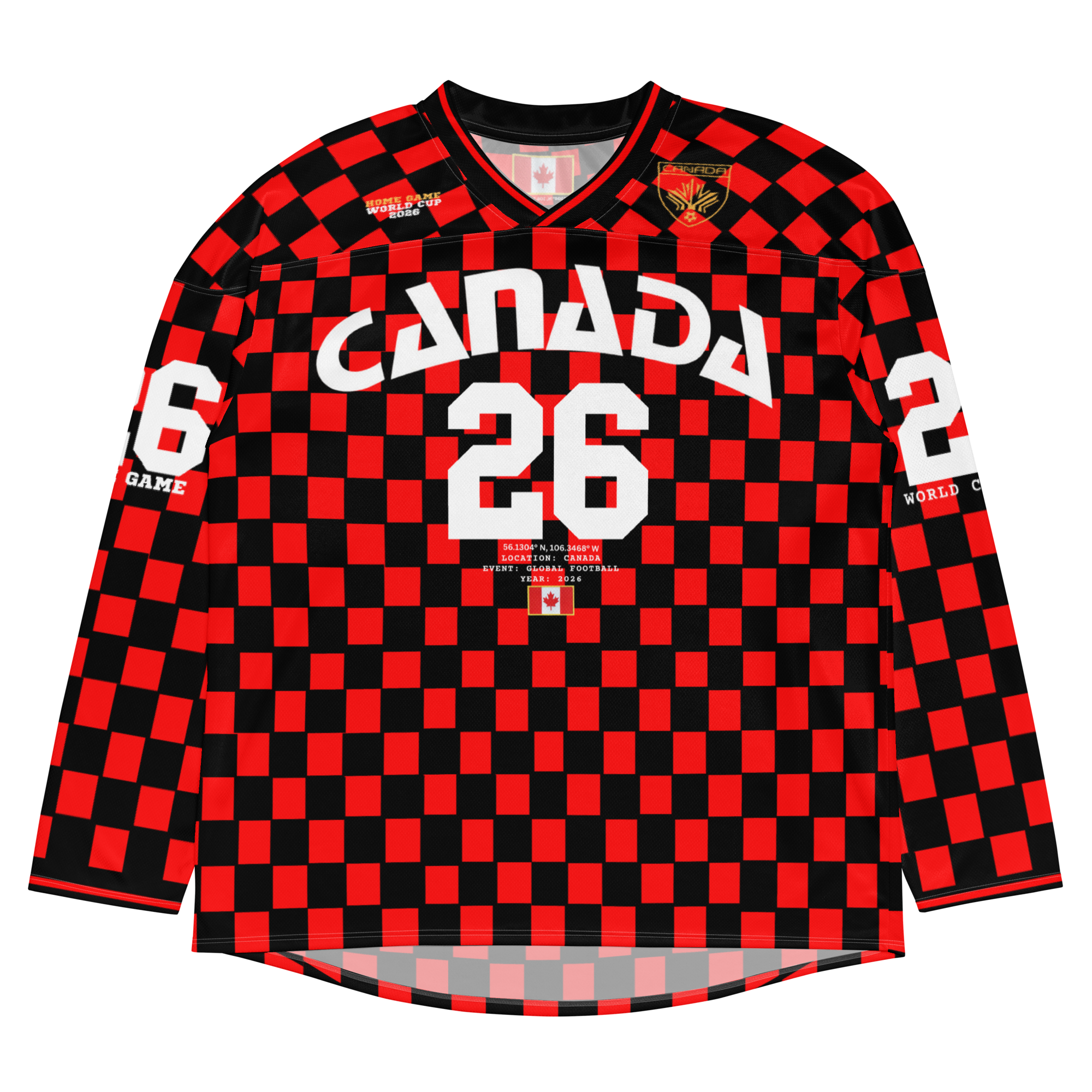 Canada 2026 World Cup Long Sleeve Jersey
