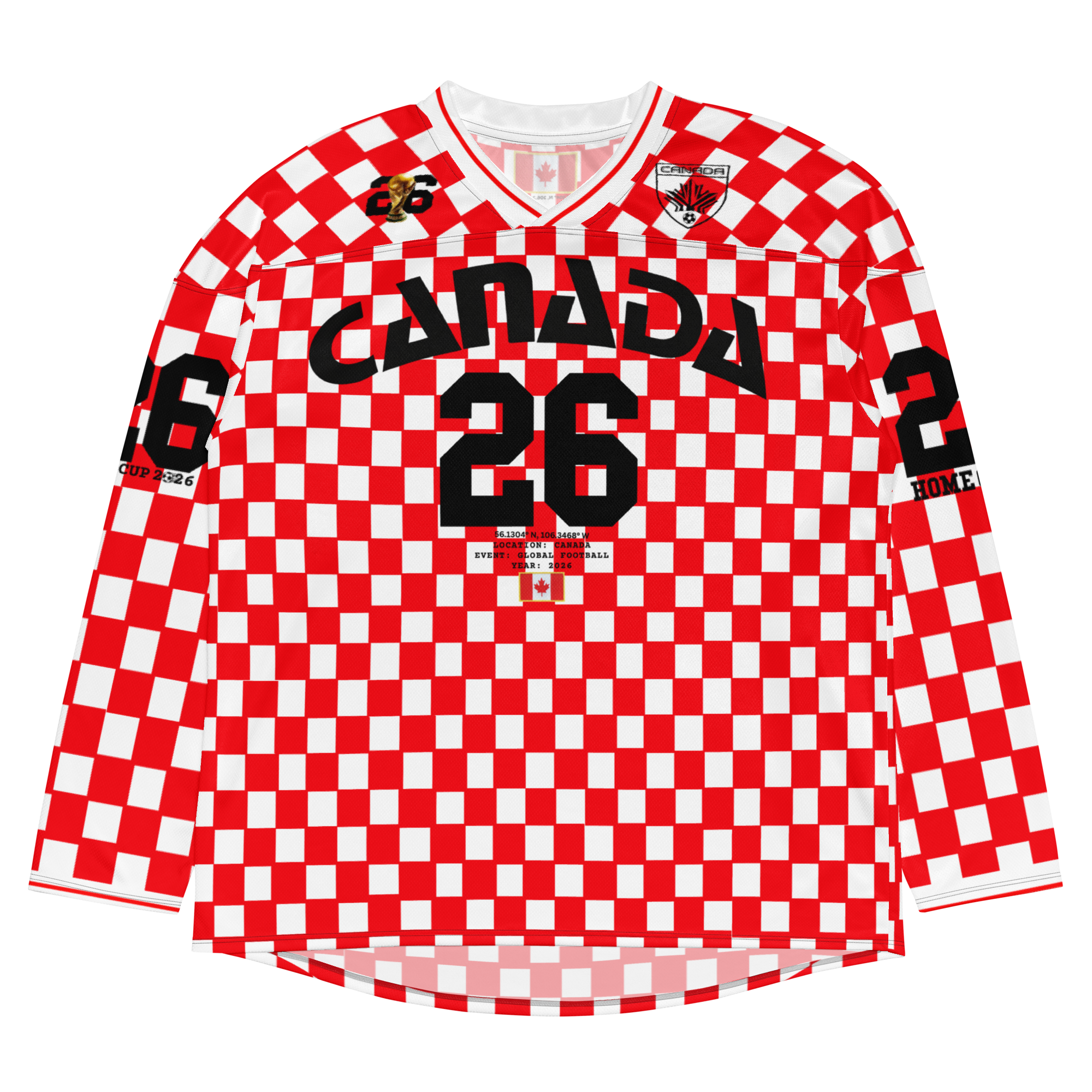 Canada 2026 World Cup Long Sleeve Jersey