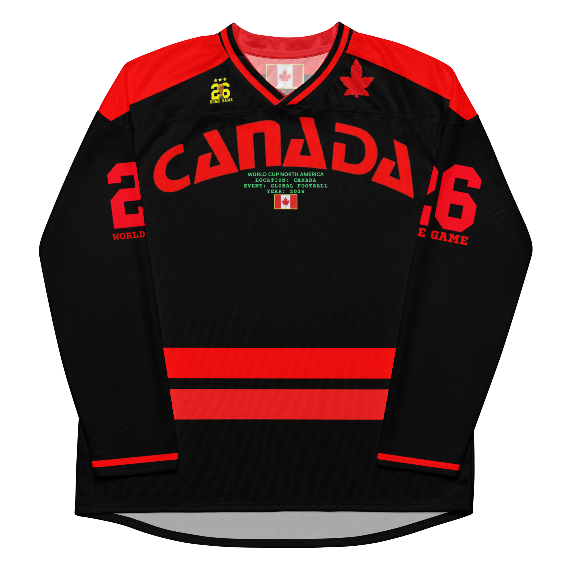 Canada World Cup 2026 Retro Hockey Jersey