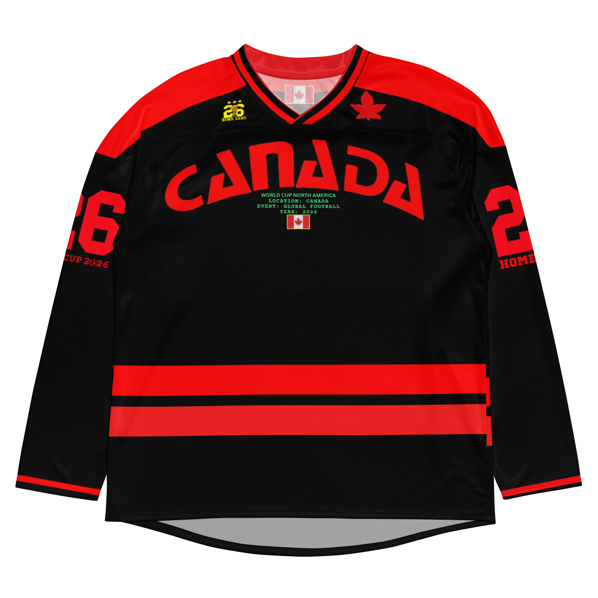 Canada World Cup 2026 Retro Hockey Jersey