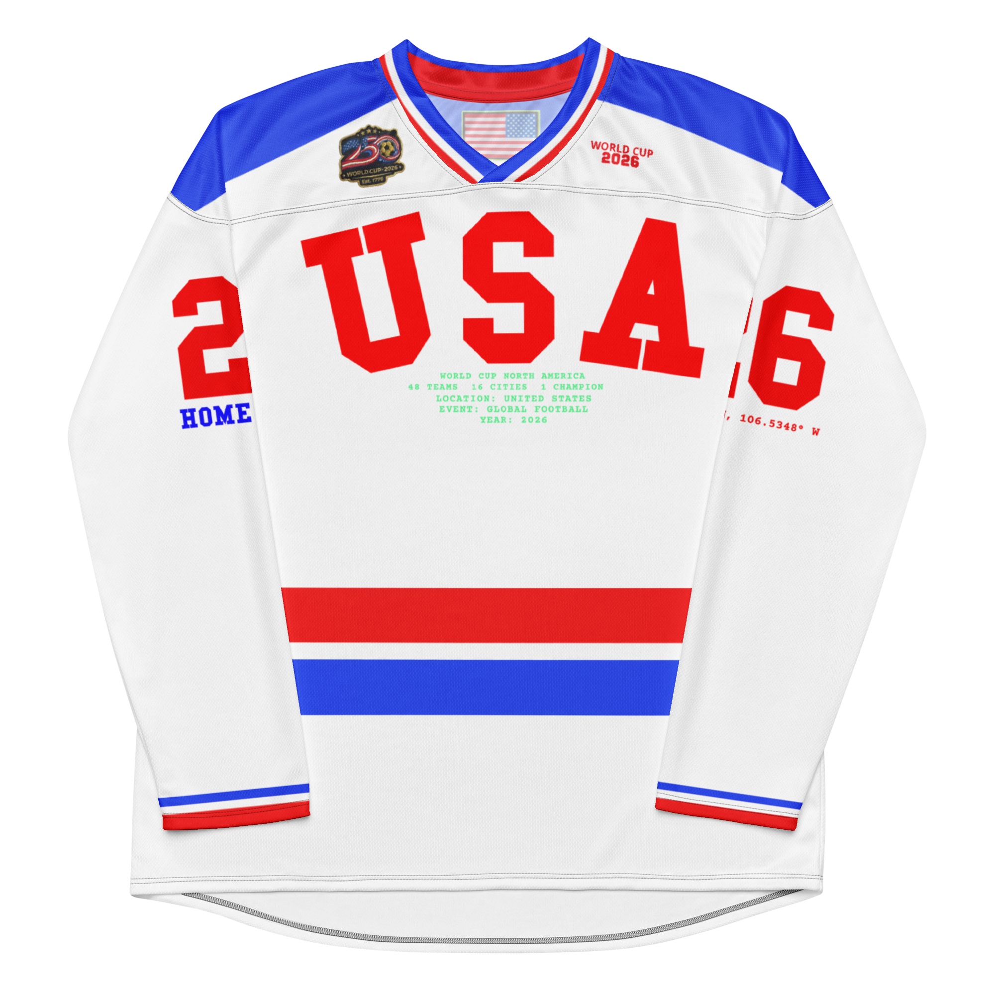 USA 2026 World Cup Olympic Inspired Long Sleeve Jersey