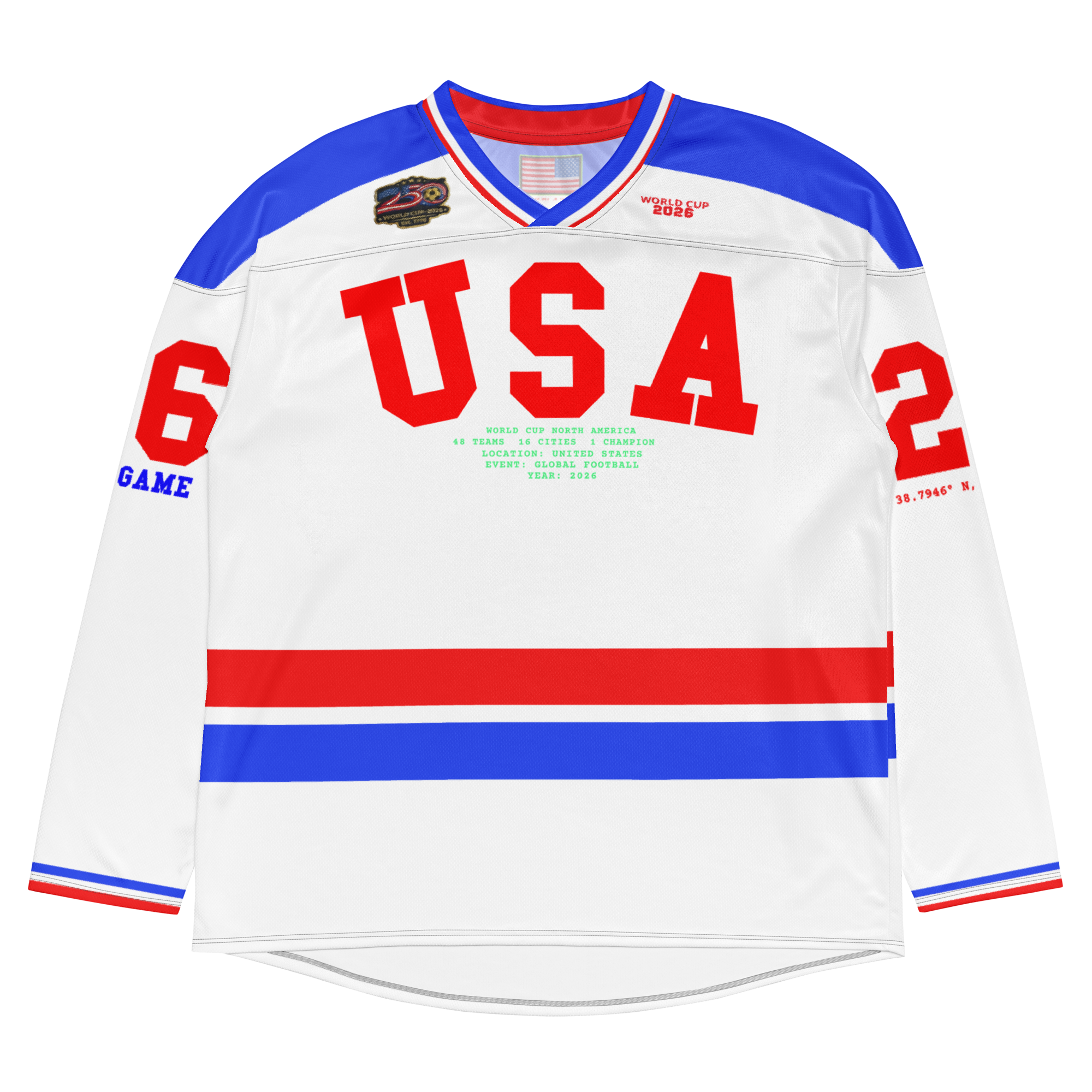 USA 2026 World Cup Olympic Inspired Long Sleeve Jersey