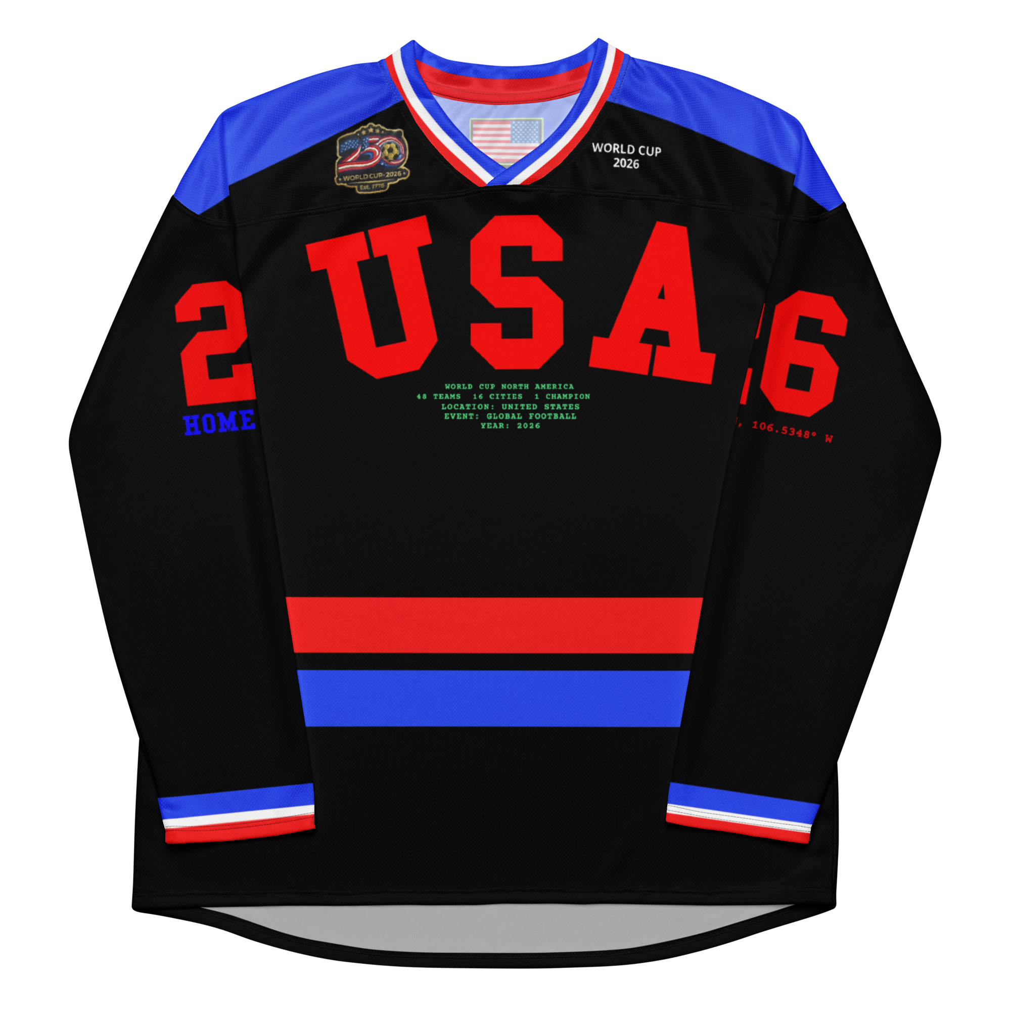 USA 2026 World Cup Olympic Inspired Long Sleeve Jersey