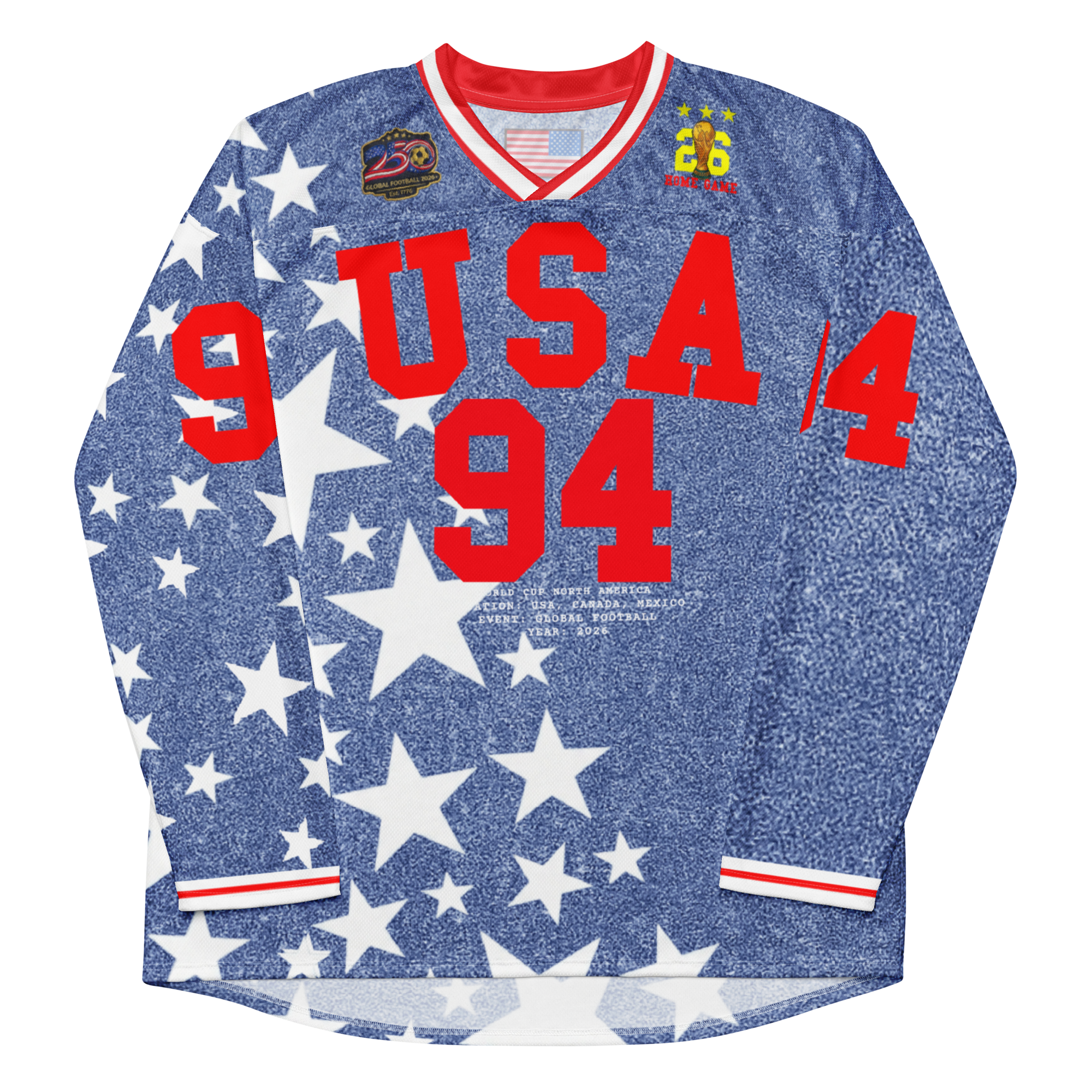 1994 'Denim Stars' USA Long Sleeve Jersey