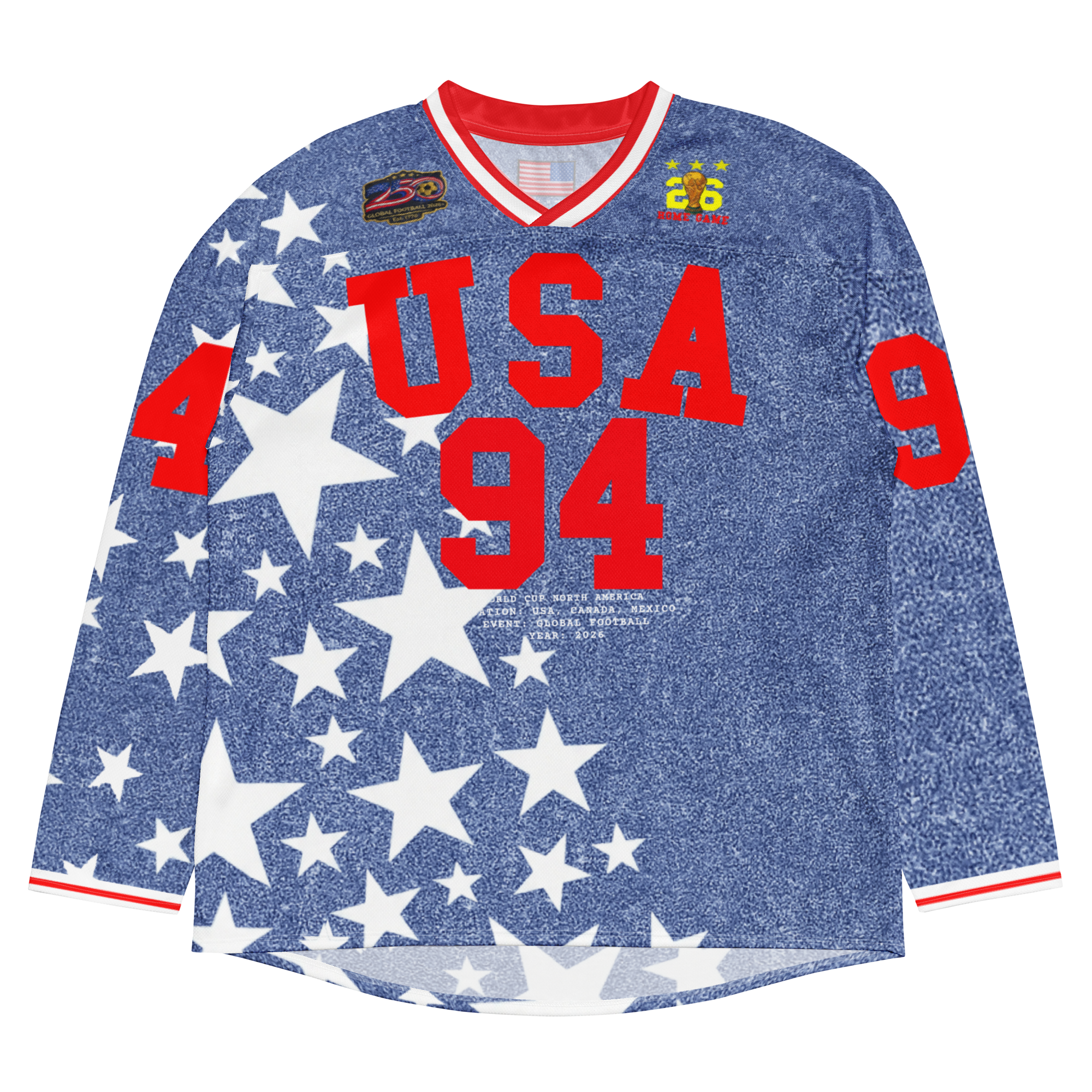 1994 'Denim Stars' USA Long Sleeve Jersey