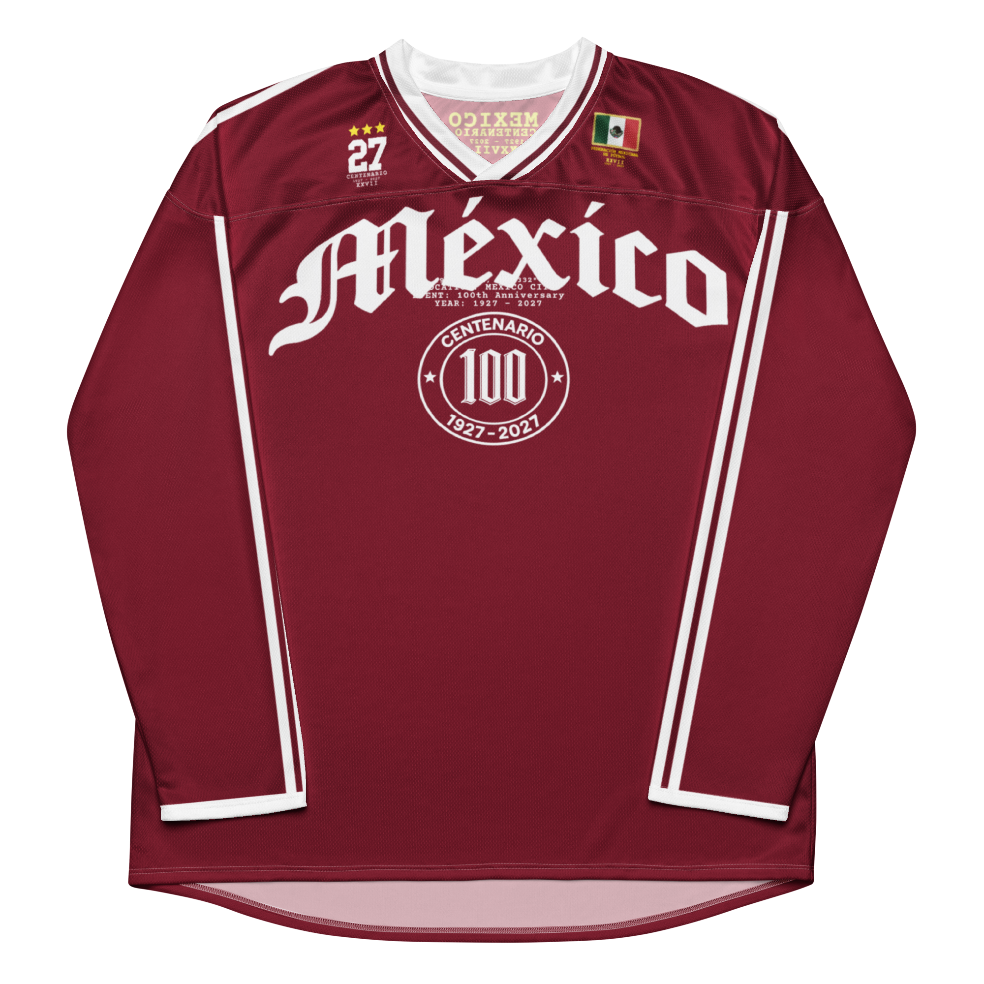 Mexico 100th Anniversary Long Sleeve Soccer Jersey