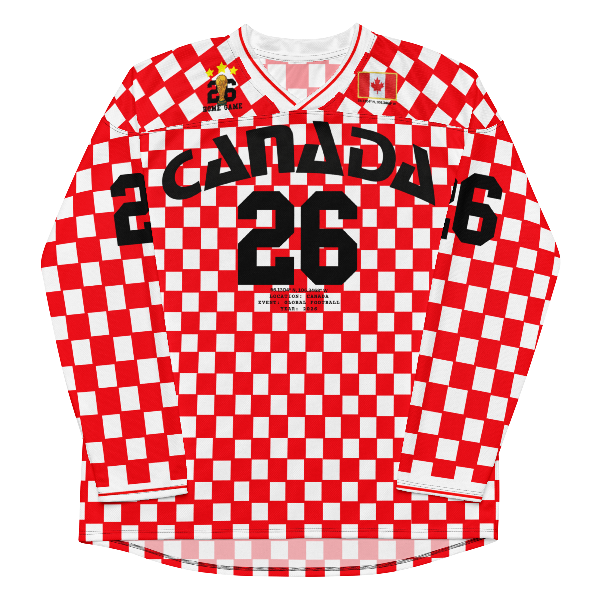 Canada 2026 Global Football Long Sleeve Jersey