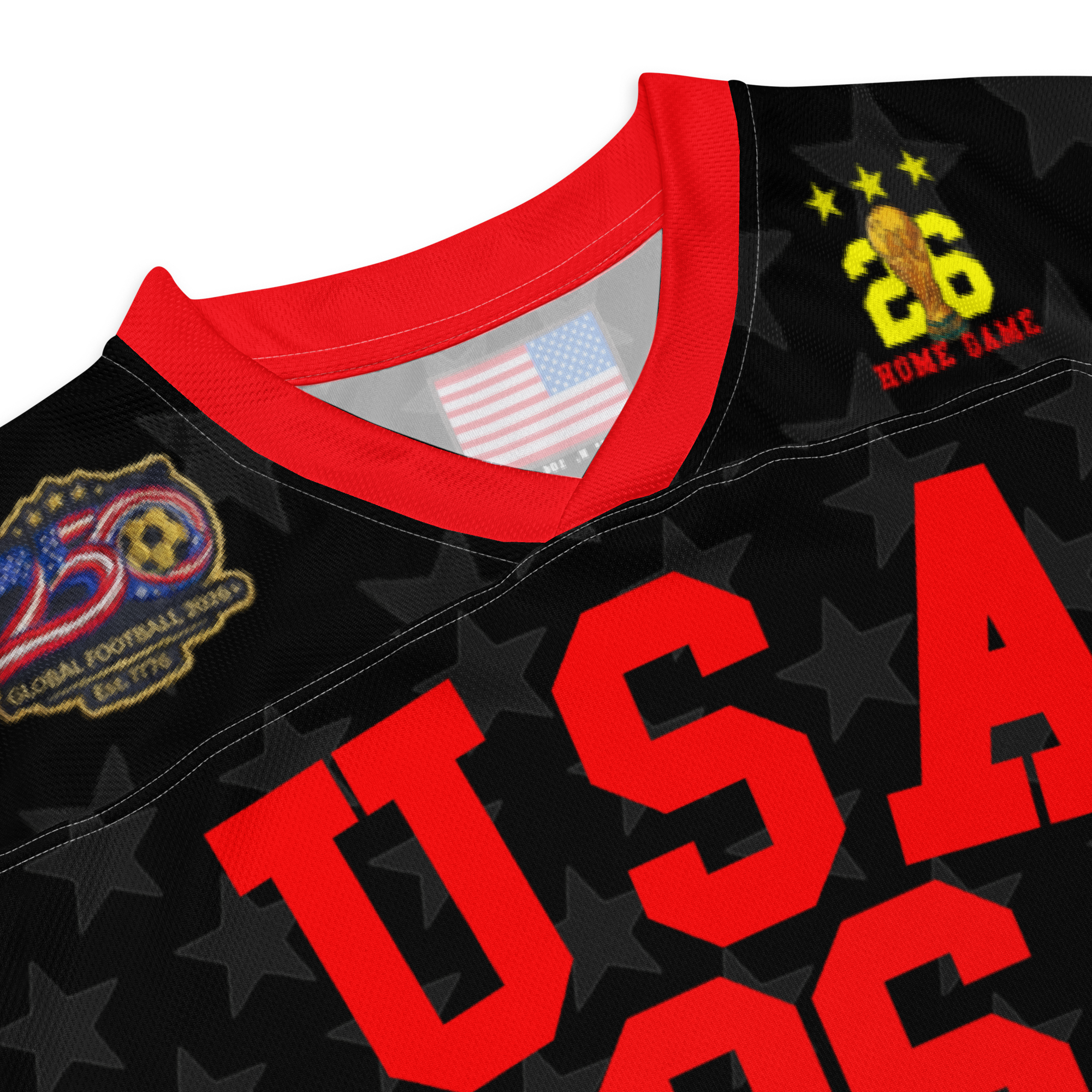 2026 USA 'Black Stars' Home Long Sleeve Jersey