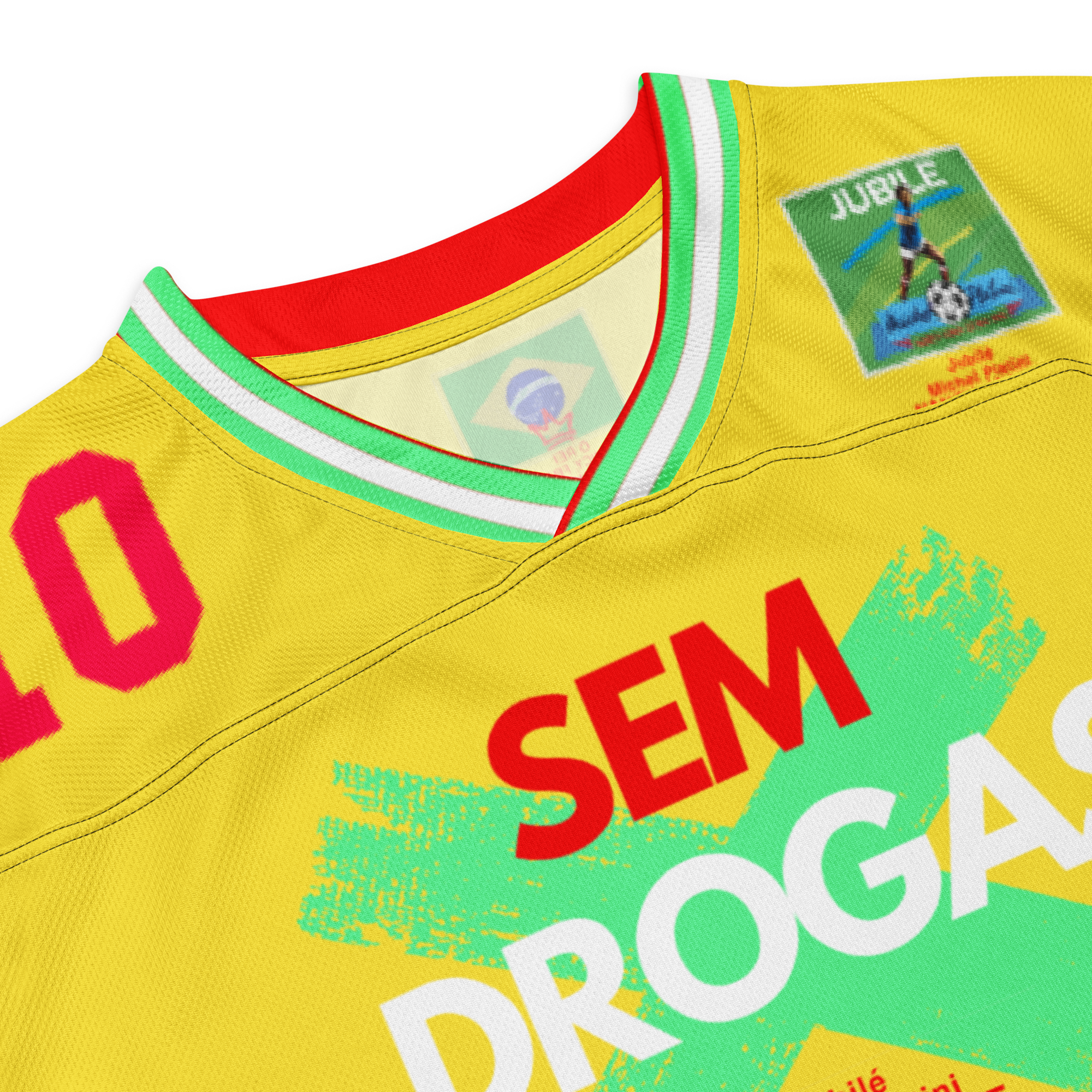 No Drug 1988 Brazil Long Sleeve Jersey