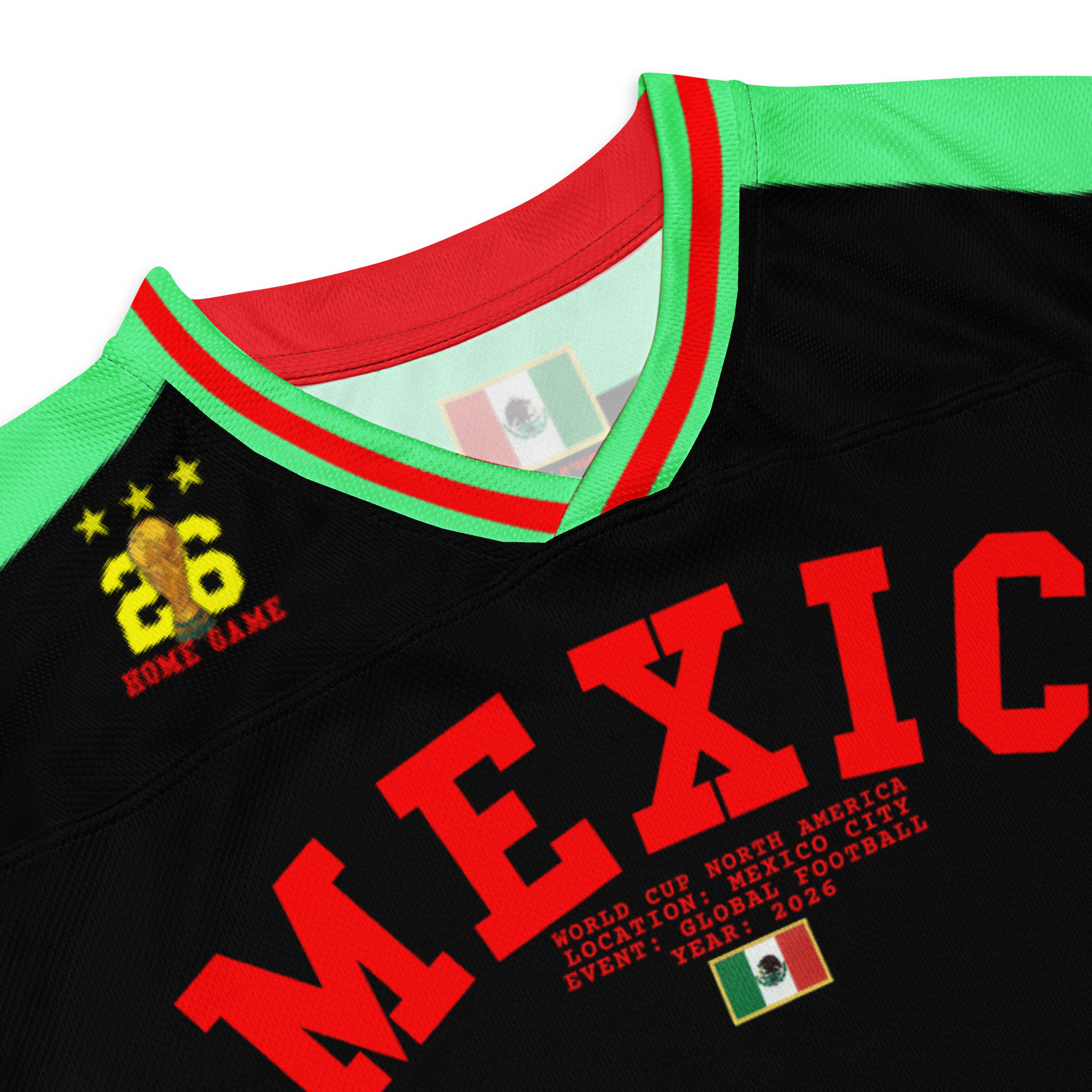 Mexico Olympian Home Game Long Sleeve Jersey