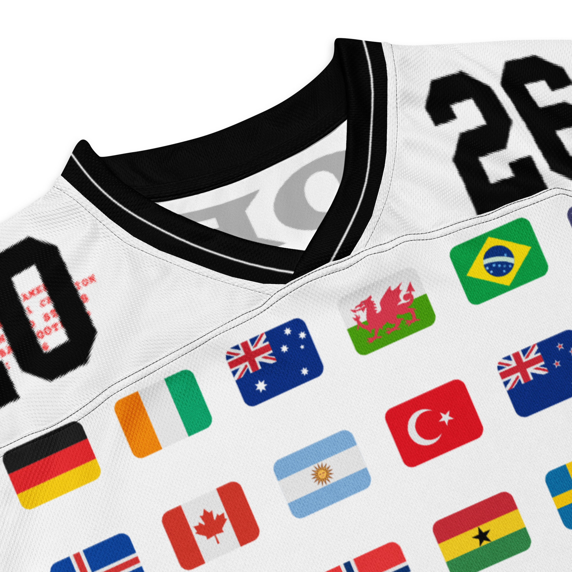 Global Flags 2026 Long Sleeve Soccer Jersey