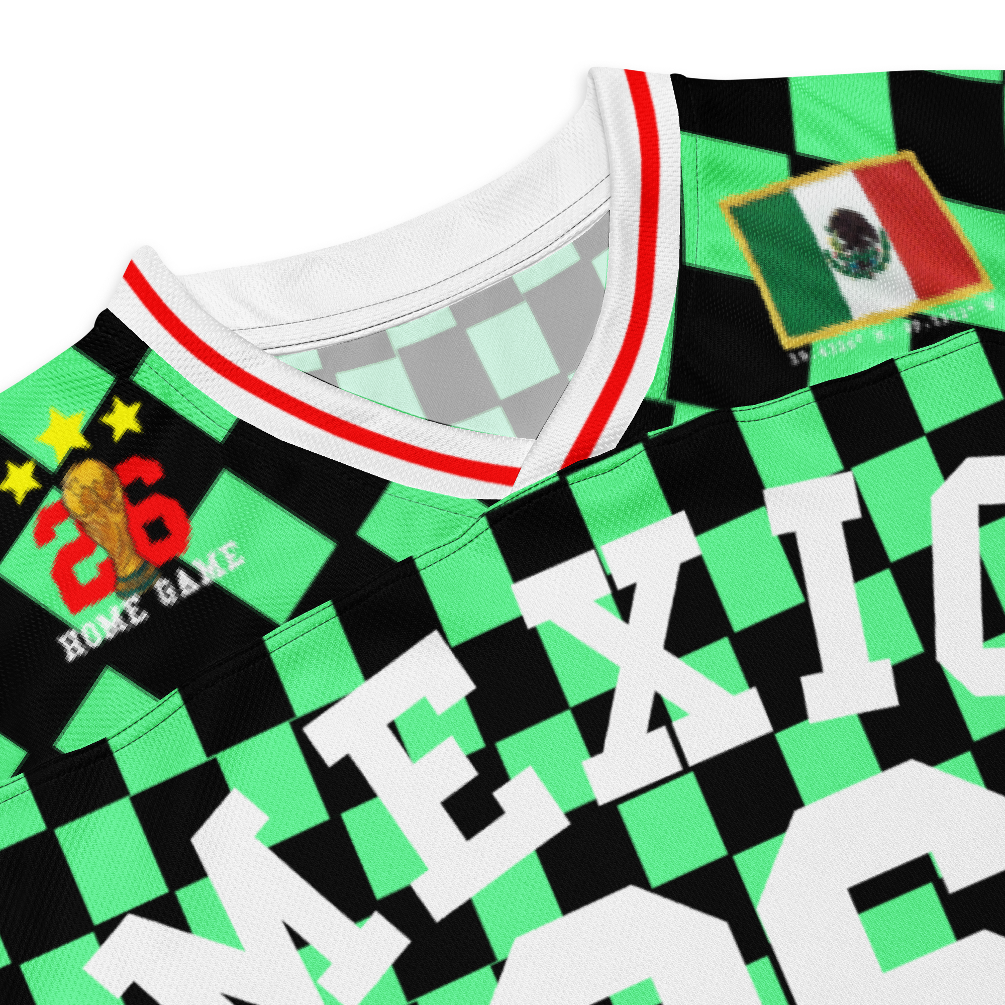 Mexico 1986 Inspired Long Sleeve Soccer Jersey