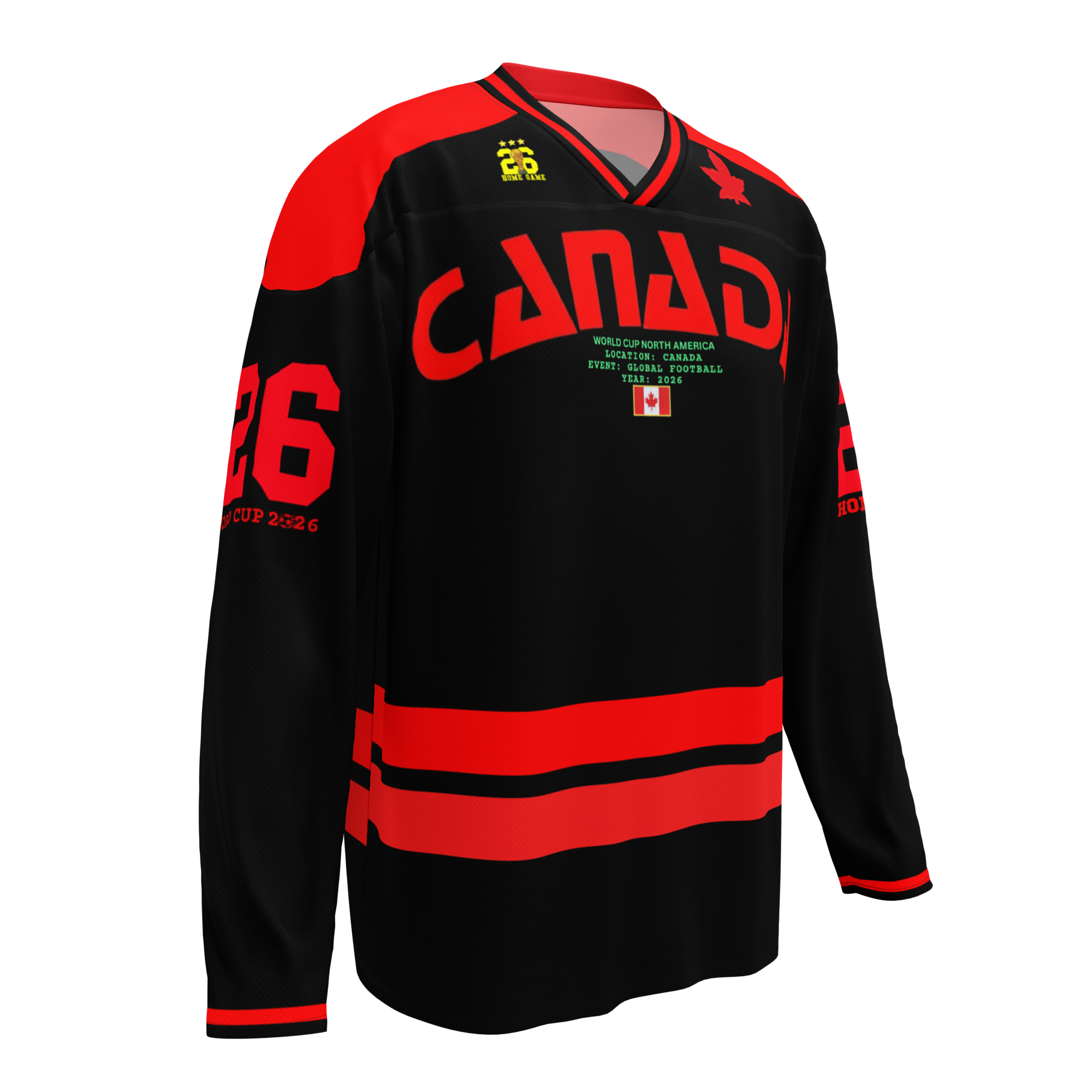 Canada World Cup 2026 Retro Hockey Jersey