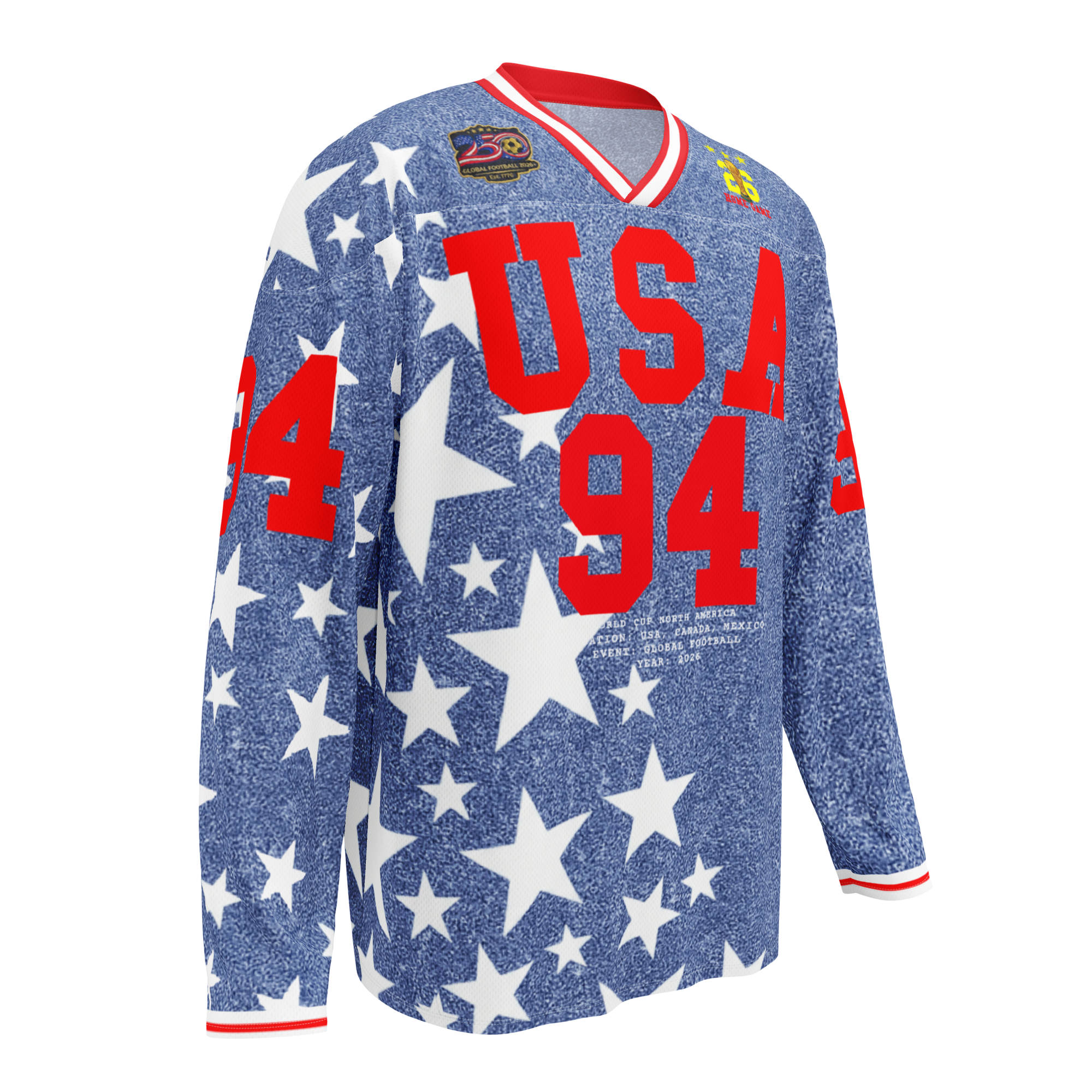 1994 'Denim Stars' USA Long Sleeve Jersey