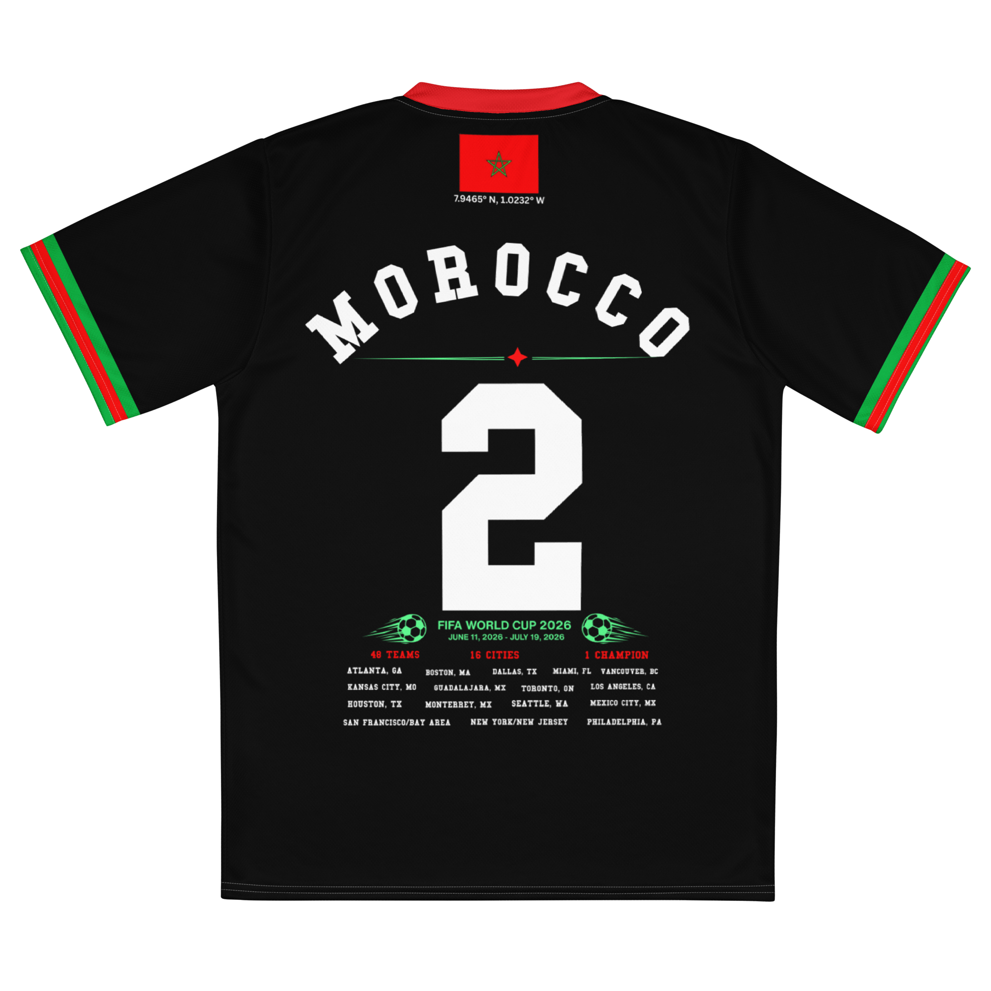 Morocco Retro World Cup 2026 Soccer Jersey