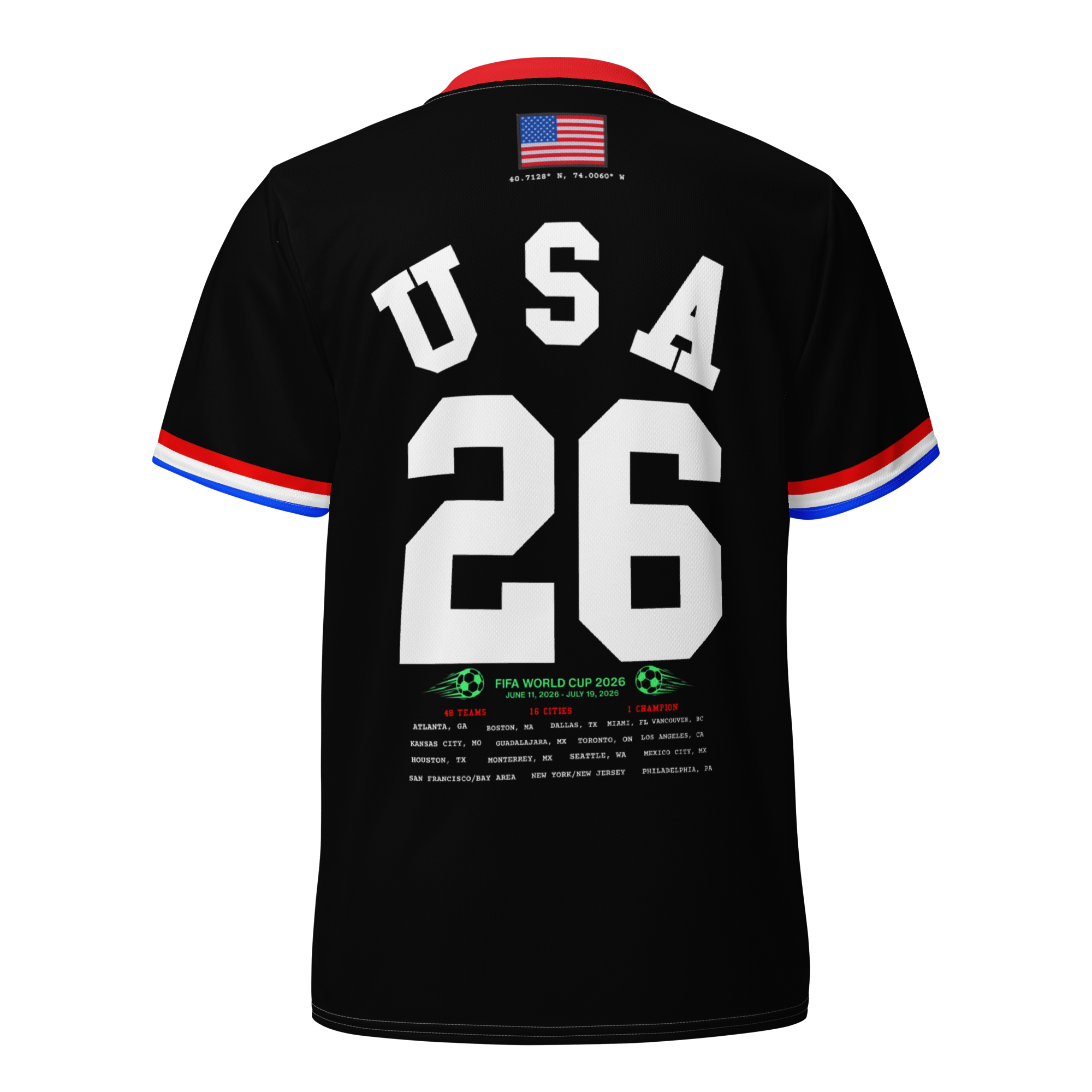 USA Retro World Cup 2026 Soccer Jersey