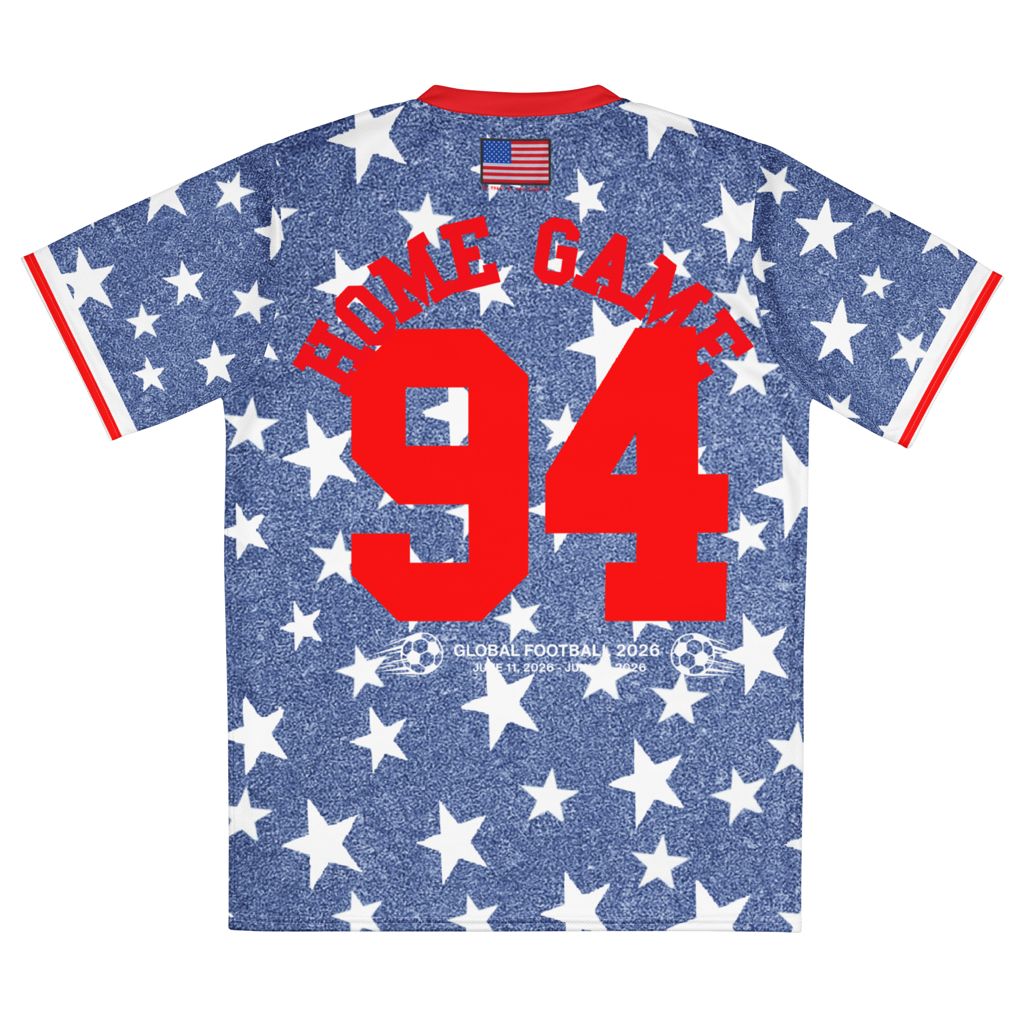 1994 Denim Stars USA Home Soccer Jersey