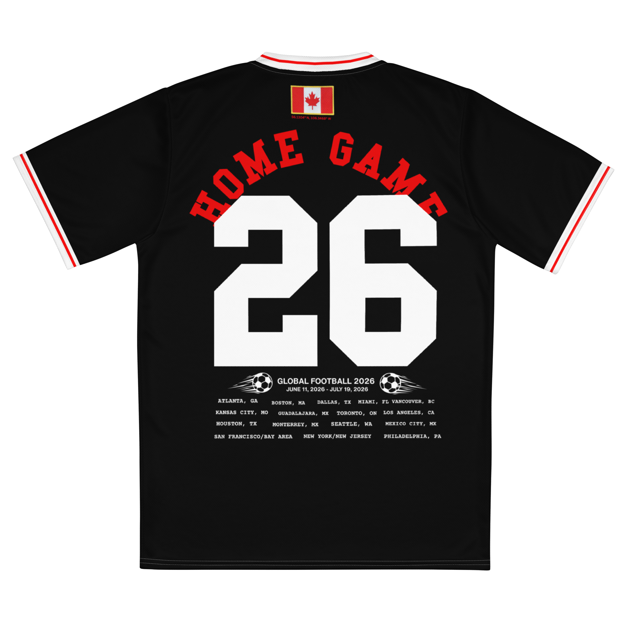 Canada 1983 Inspired Home Game Soccer Jersey