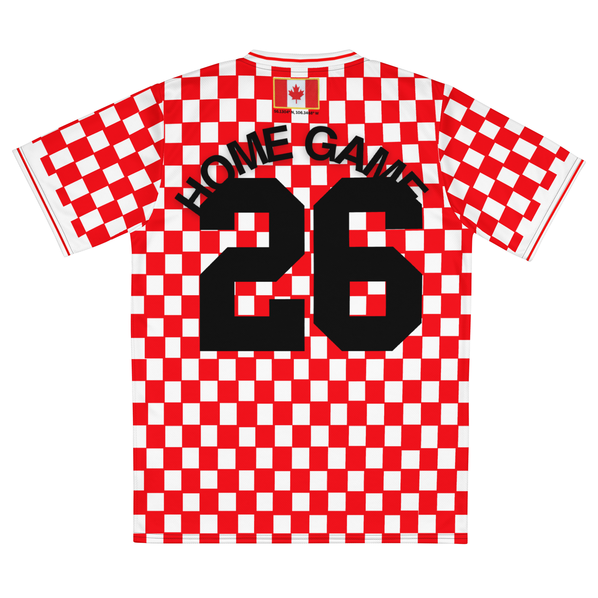 Canada 2026 Vintage Checker Soccer Jersey