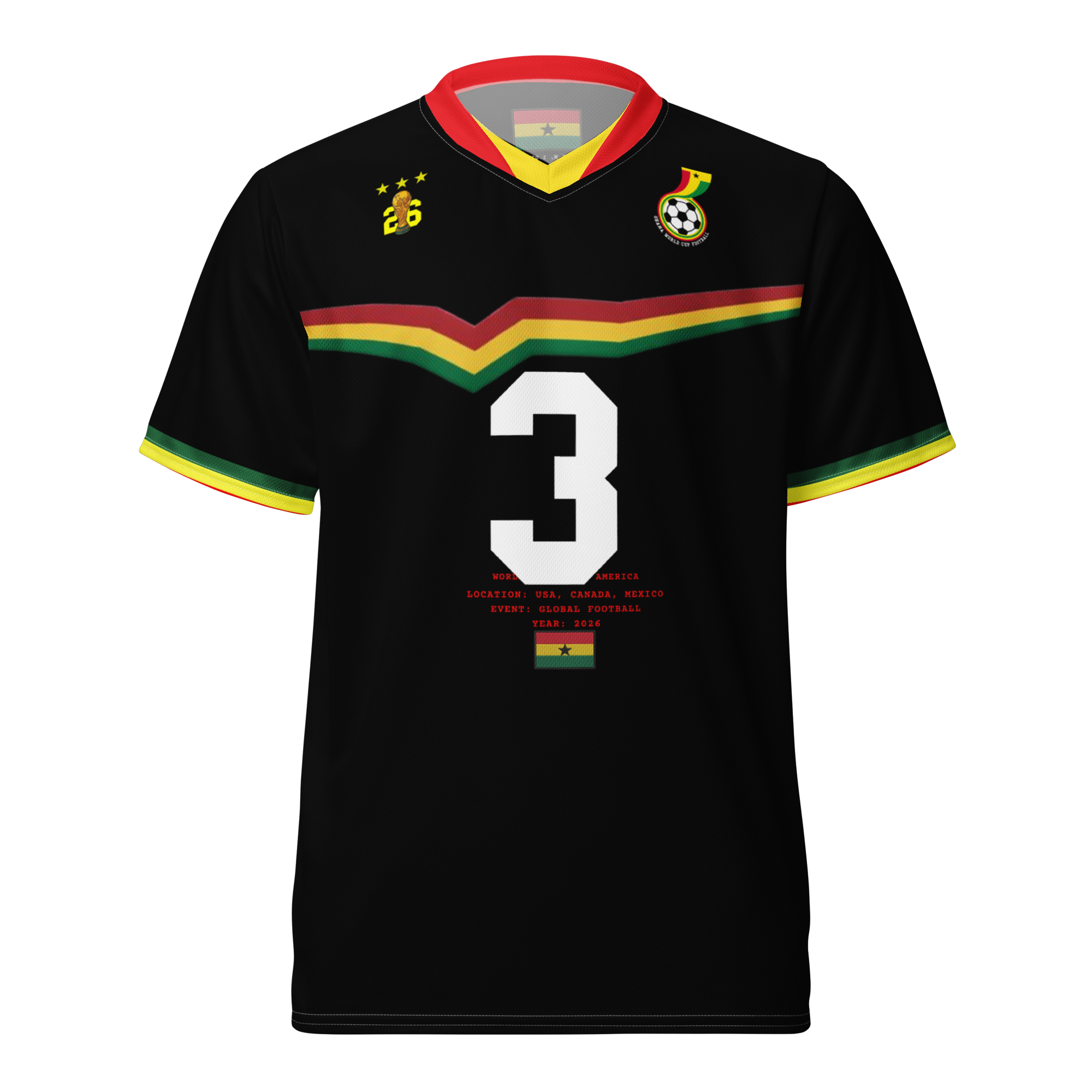 Ghana Retro World Cup Soccer Jersey