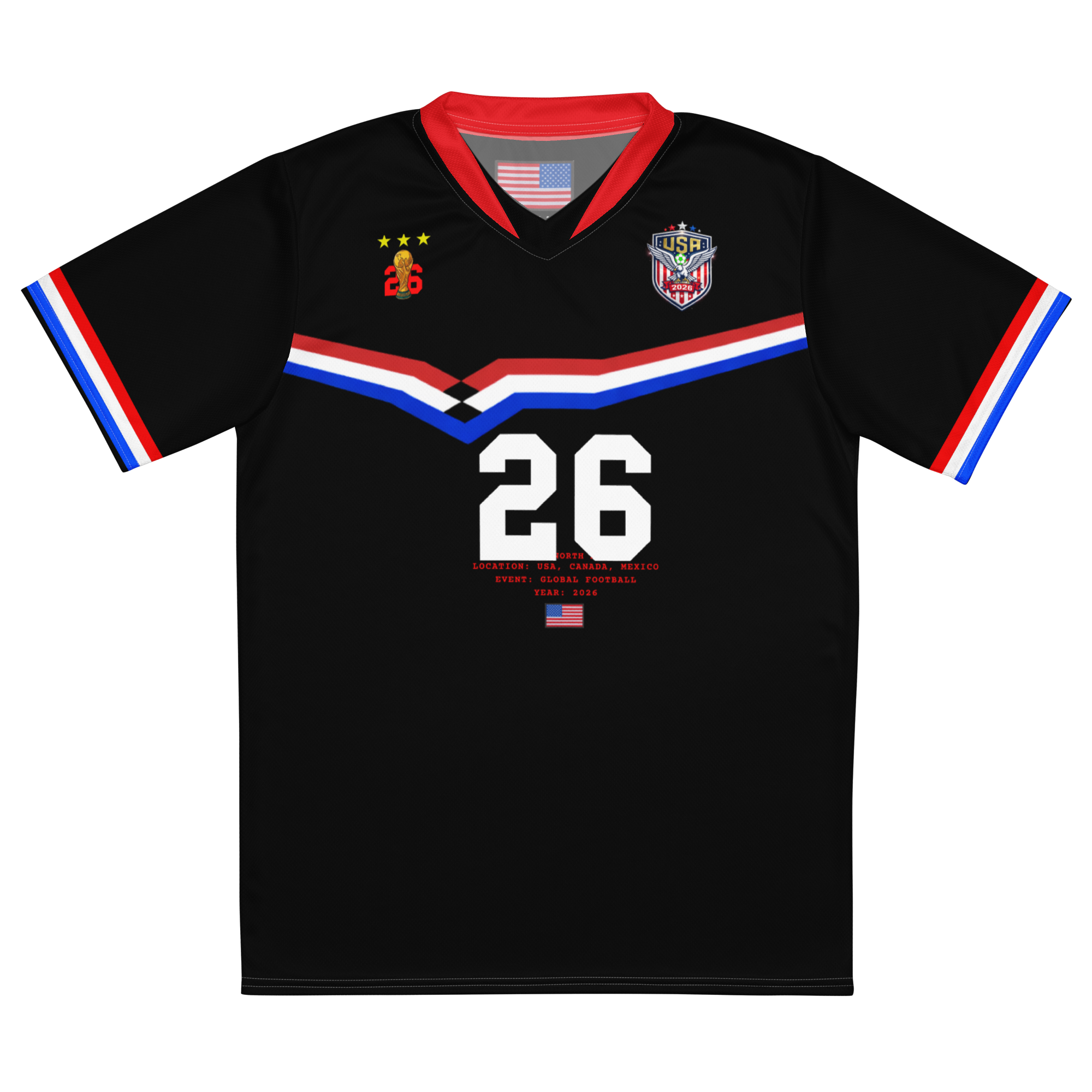 USA Retro World Cup 2026 Soccer Jersey