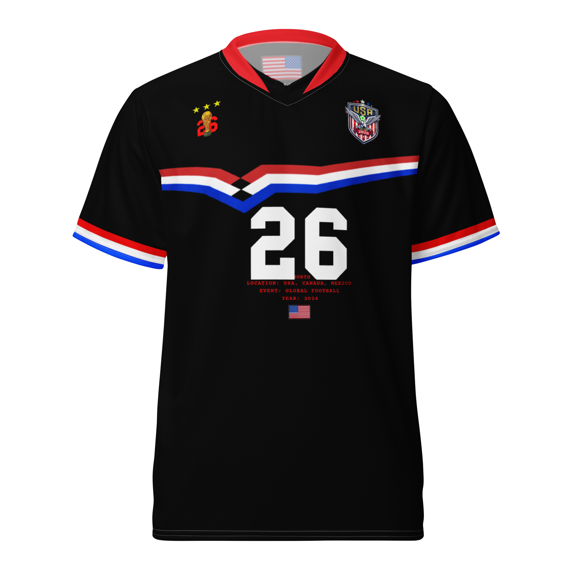 USA Retro World Cup 2026 Soccer Jersey