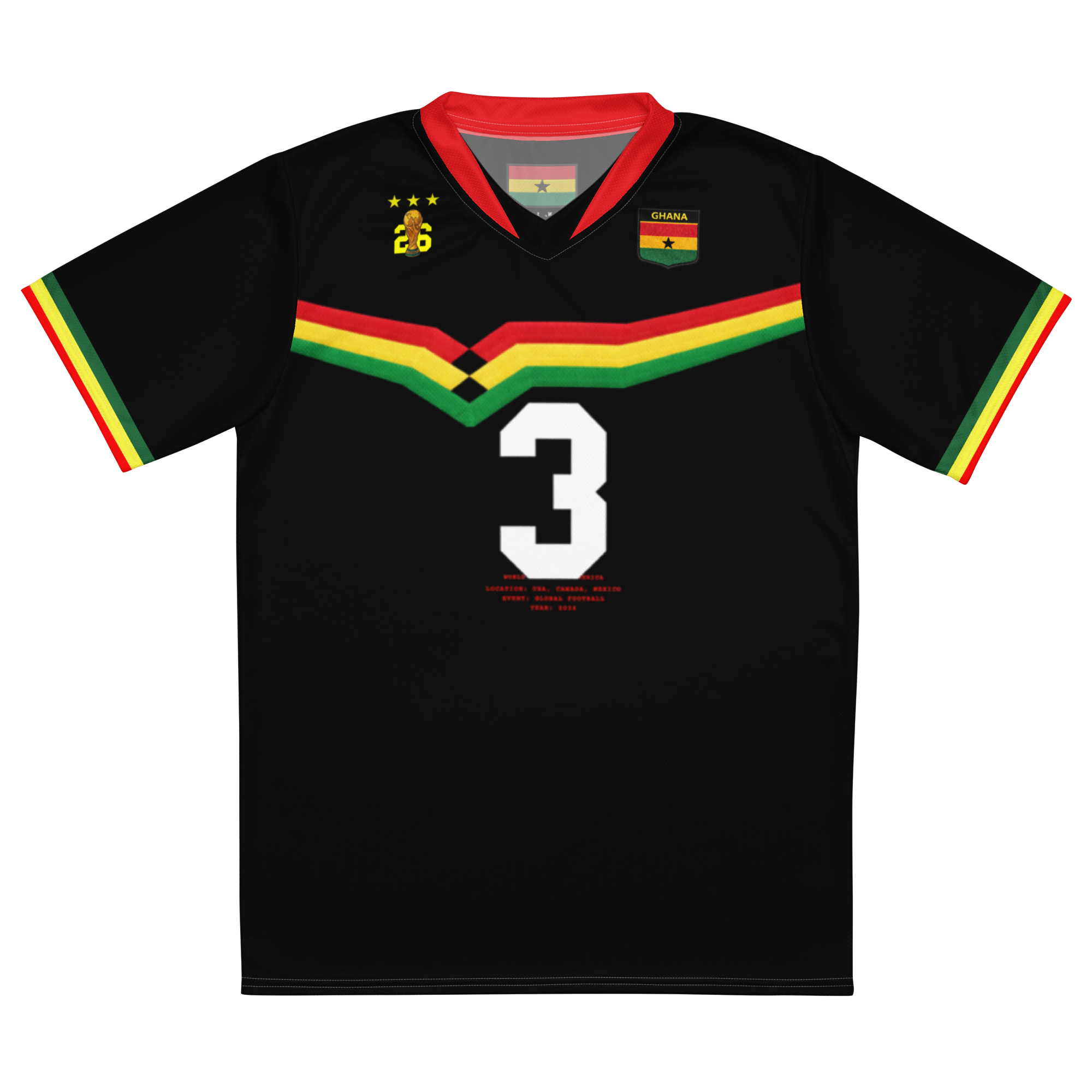 Ghana Retro Soccer Jersey