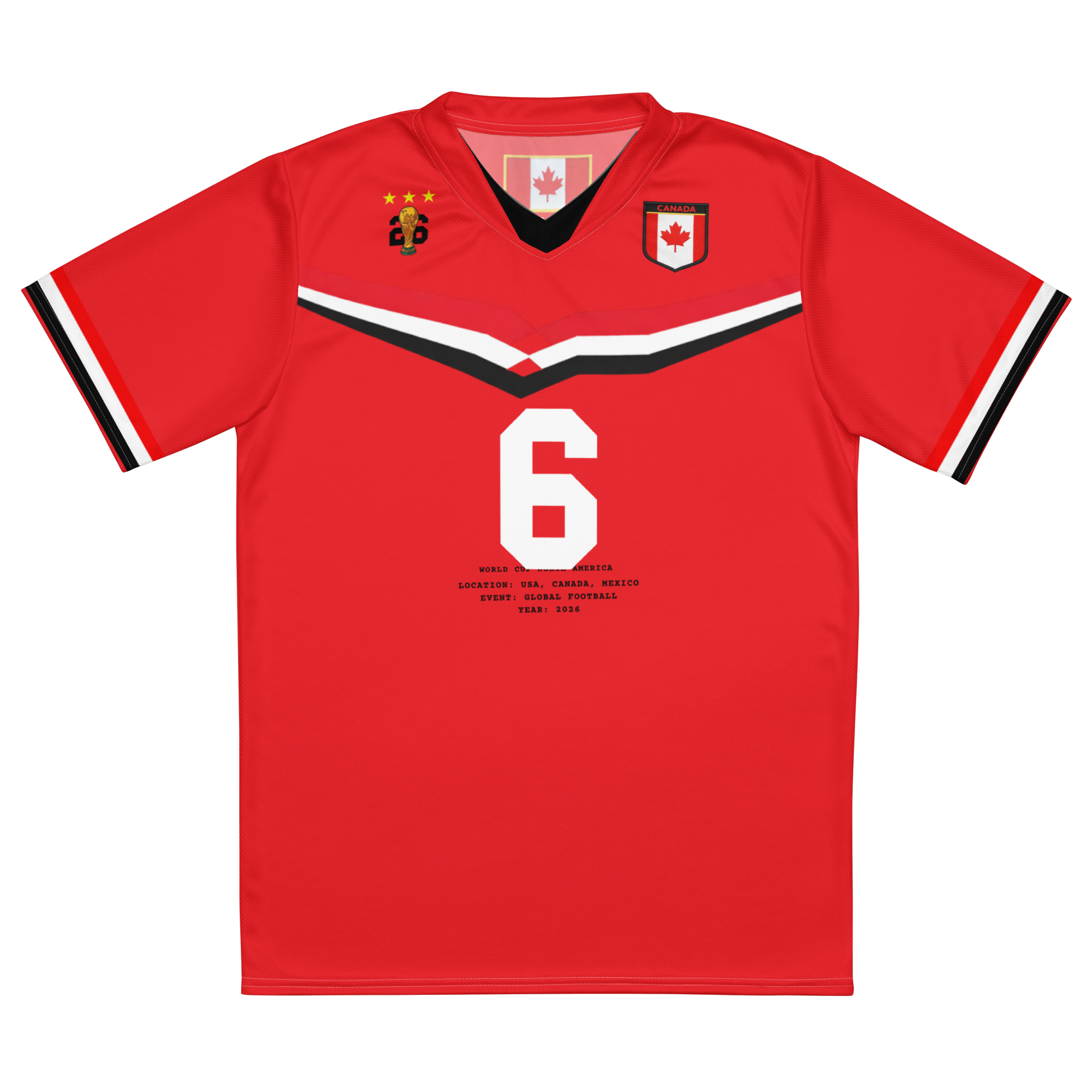 Canada Retro Soccer Jersey