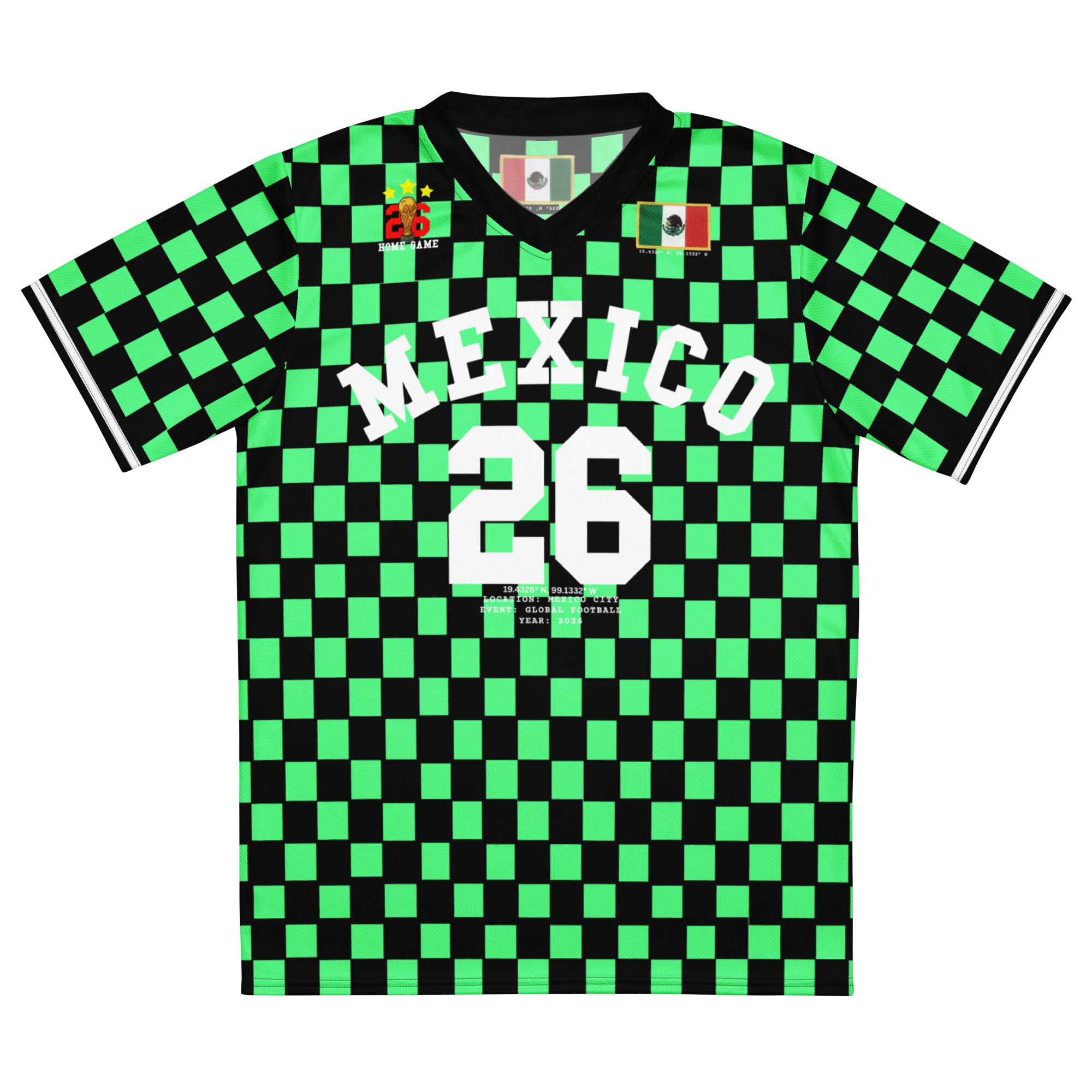 Mexico 1986 Inspired Home Game Soccer Jersey