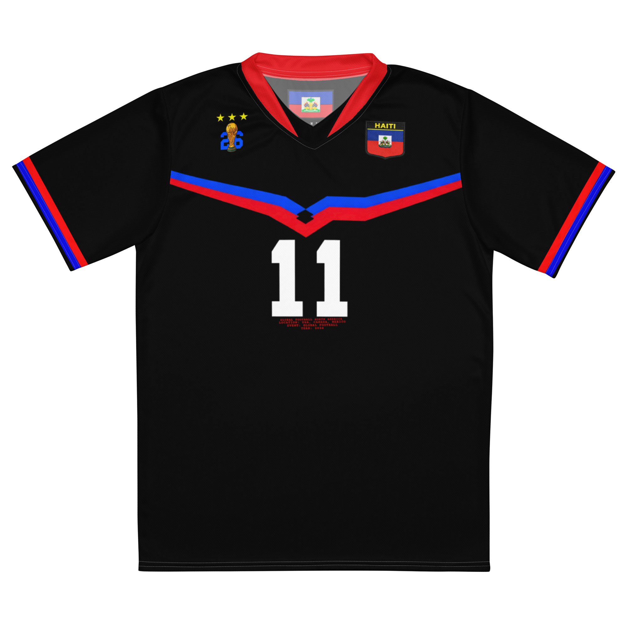 Haiti Retro Soccer Jersey