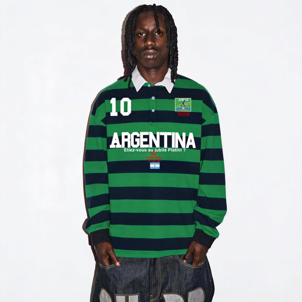 Maradona 'No Drug' Argentina Rugby Polo
