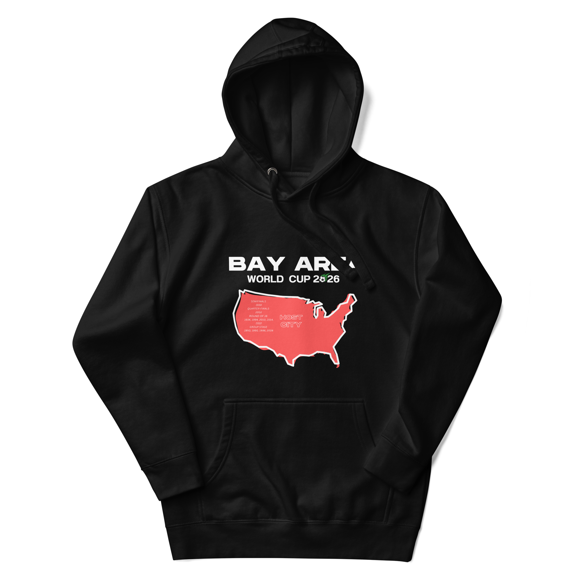 BAY AREA World Cup 2026 Host City Hoodies