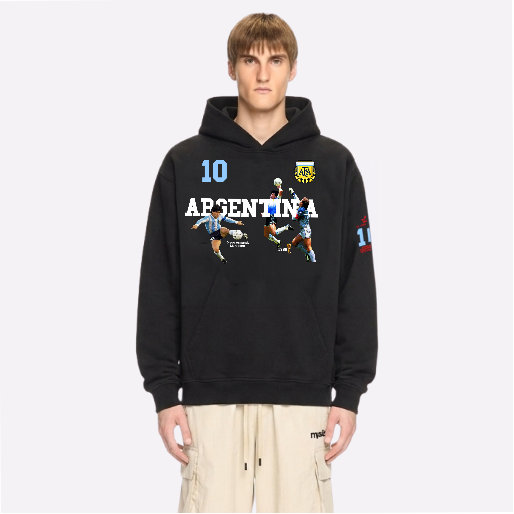 Maradona 1986 World Cup ' Hand of God' Hoodie